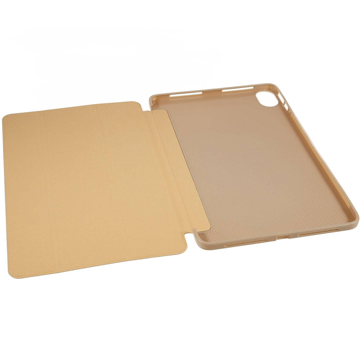 For Honor Pad 8 Protective Case Anti-drop PU Leather Cover with Tri-fold Stand Inner Honeycomb Heat Dissipation TPU Tablet Case