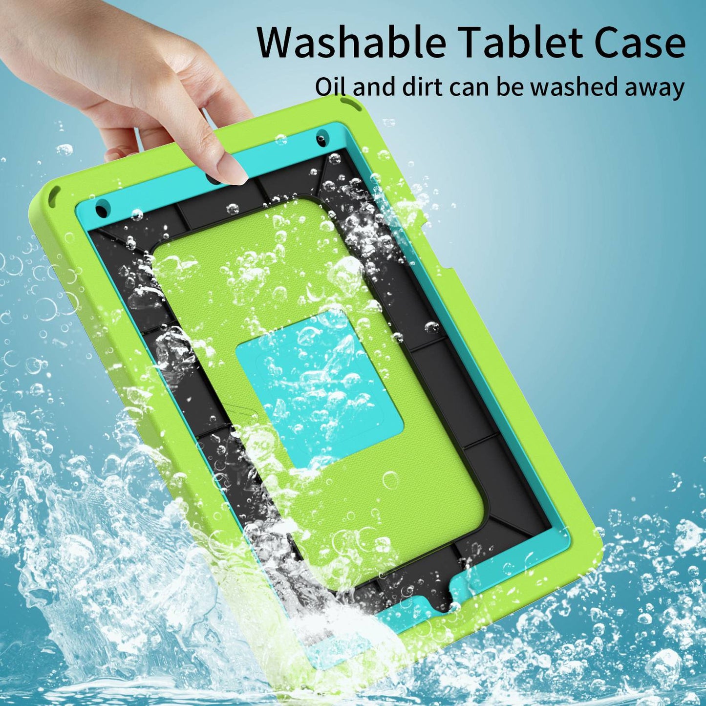 For iPad 10.2 (2019) / (2021) / (2020) / Air 10.5 inch (2019) Anti-scratch EVA Case with Shoulder Strap / Waterproof Screen Protector Shockproof Cover Portable Tablet Case
