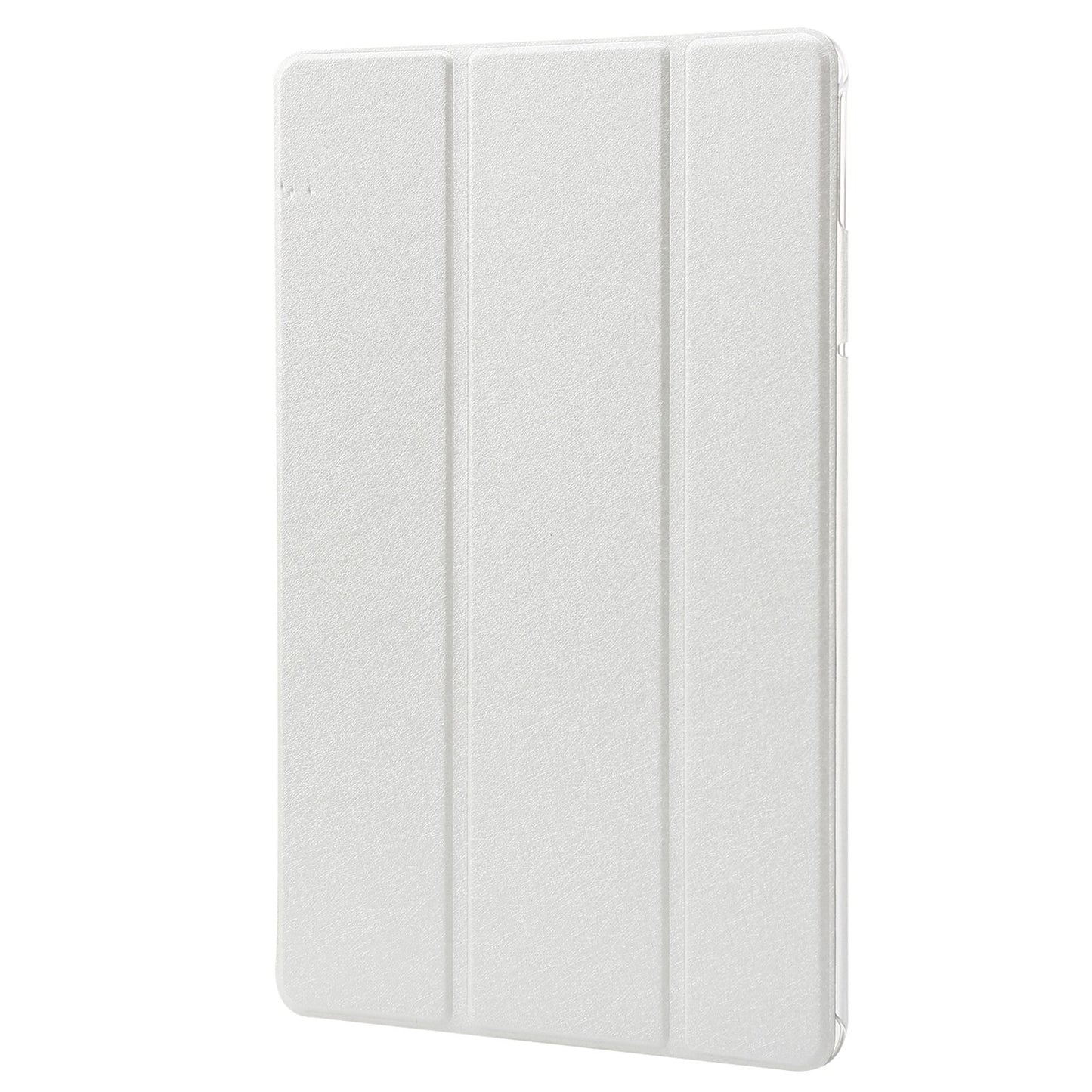 For Huawei MatePad Pro 11 (2022) Silk Texture Protective Case PU Leather Tri-fold Stand Folio Cover