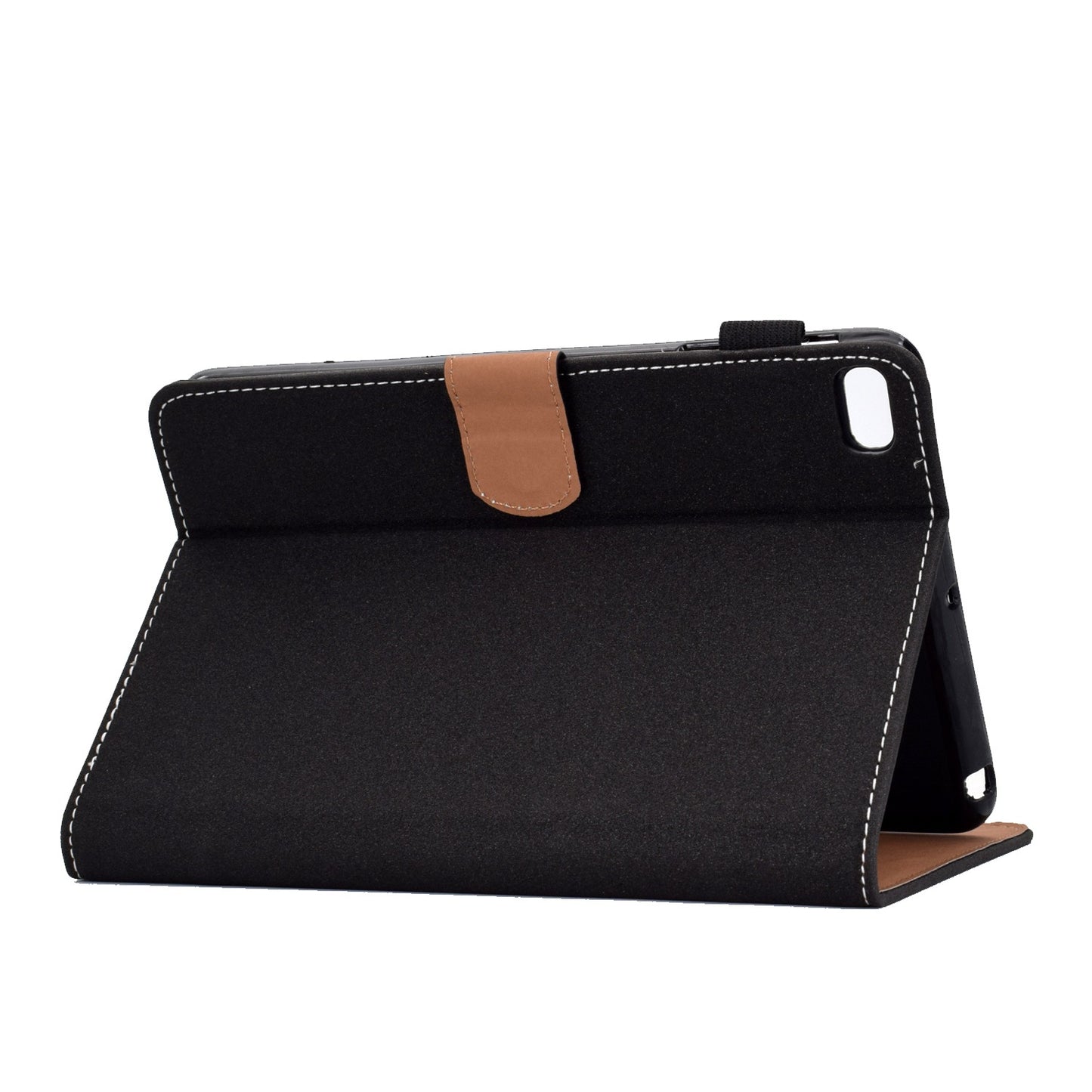 For iPad mini (2019) 7.9 inch / iPad mini 4 / 3 / 2 / 1 Solid Color Tablet Case PU Leather Card Holder Full Protection Cover with Adjustable Stand