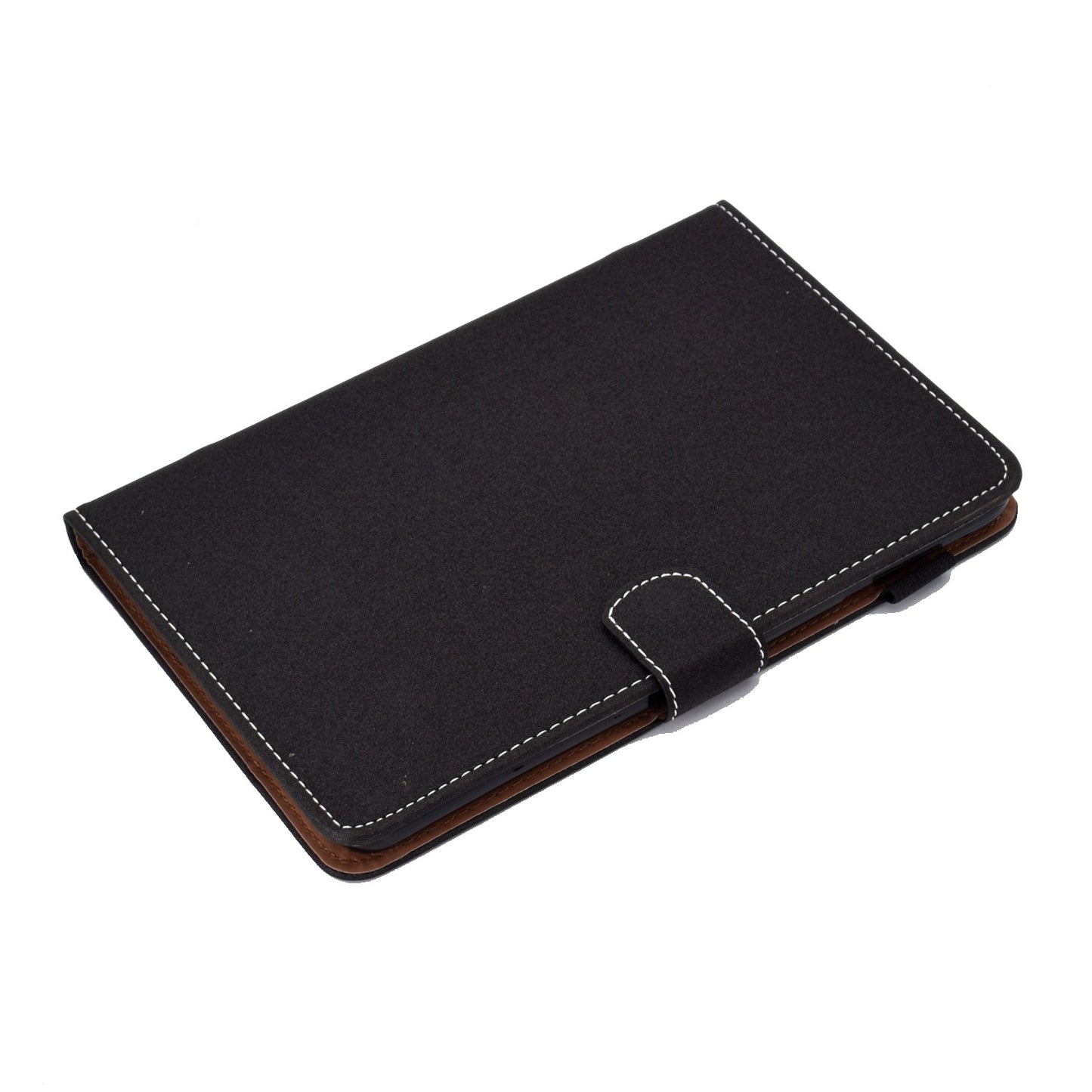 For iPad mini (2019) 7.9 inch / iPad mini 4 / 3 / 2 / 1 Solid Color Tablet Case PU Leather Card Holder Full Protection Cover with Adjustable Stand