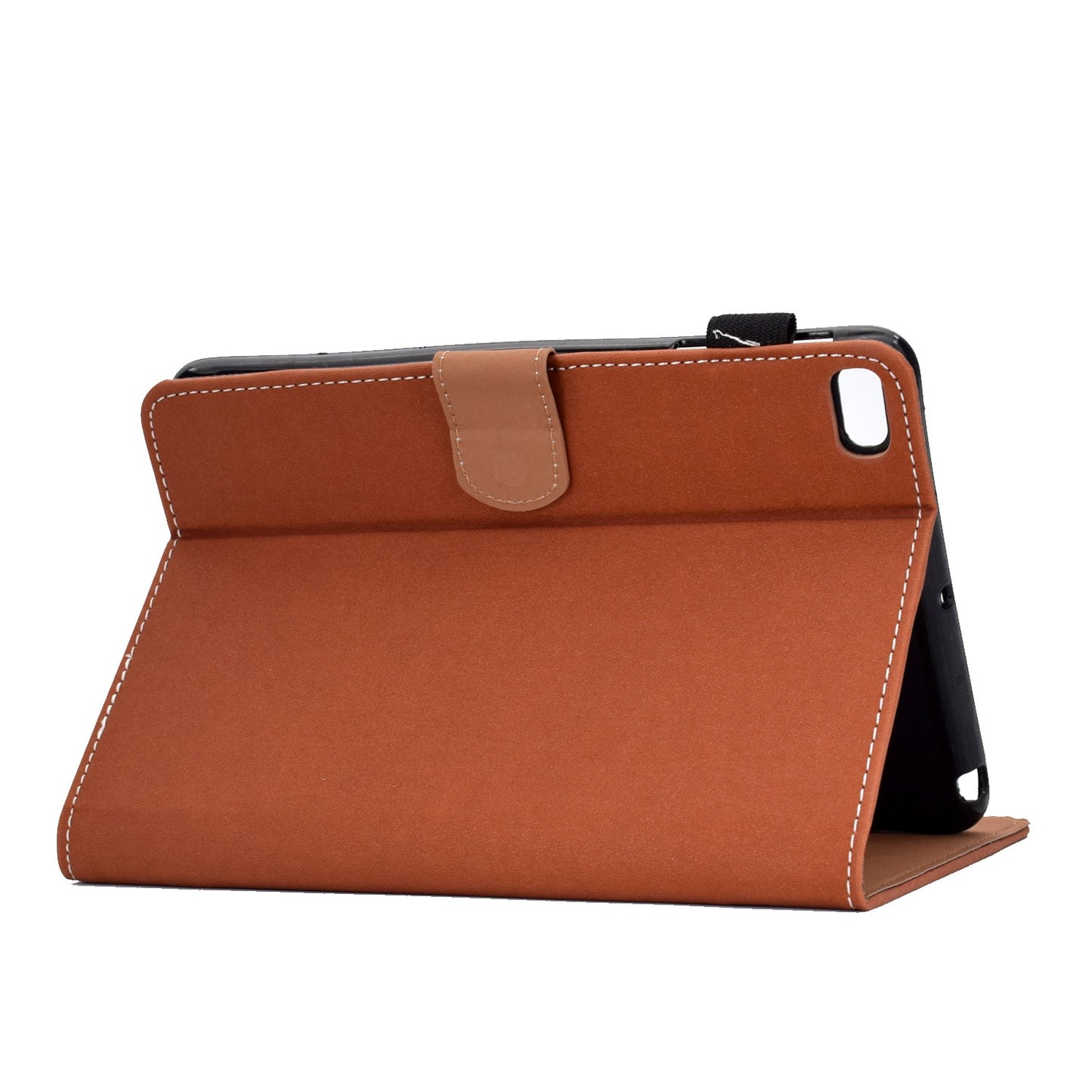 For iPad mini (2019) 7.9 inch / iPad mini 4 / 3 / 2 / 1 Solid Color Tablet Case PU Leather Card Holder Full Protection Cover with Adjustable Stand