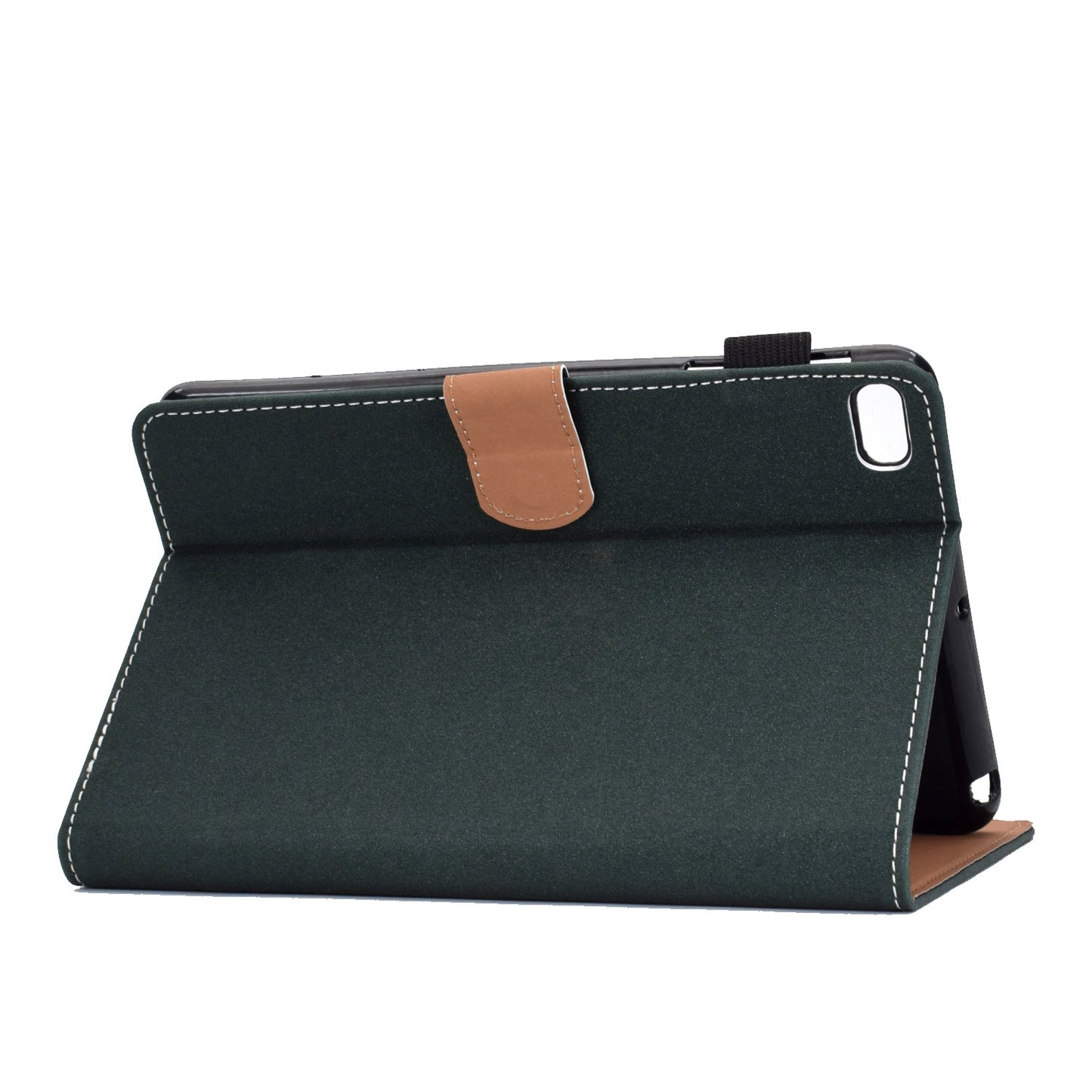 For iPad mini (2019) 7.9 inch / iPad mini 4 / 3 / 2 / 1 Solid Color Tablet Case PU Leather Card Holder Full Protection Cover with Adjustable Stand
