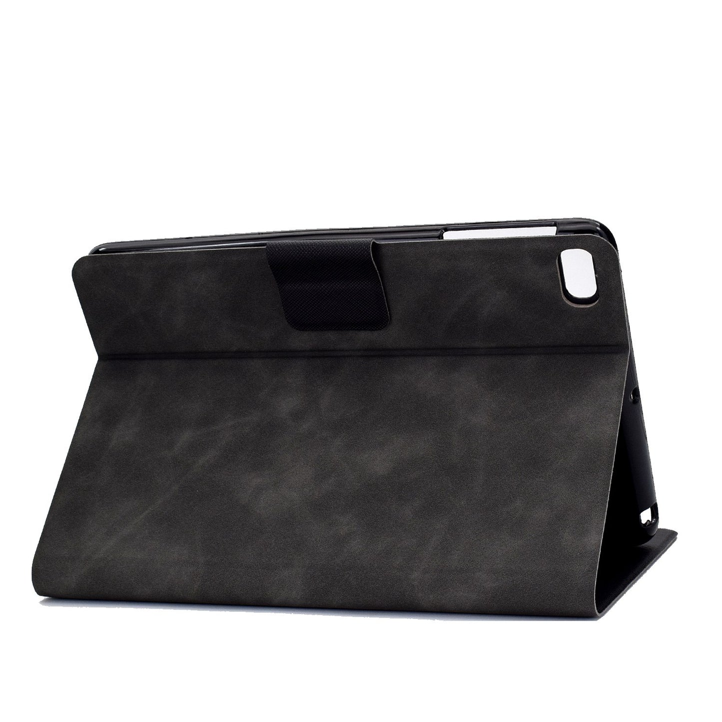For iPad mini (2019) 7.9 inch / iPad mini 4 / 3 / 2 / 1 Cowhide Texture PU Leather Tablet Stand Case Card Holder Anti-scratch Cover