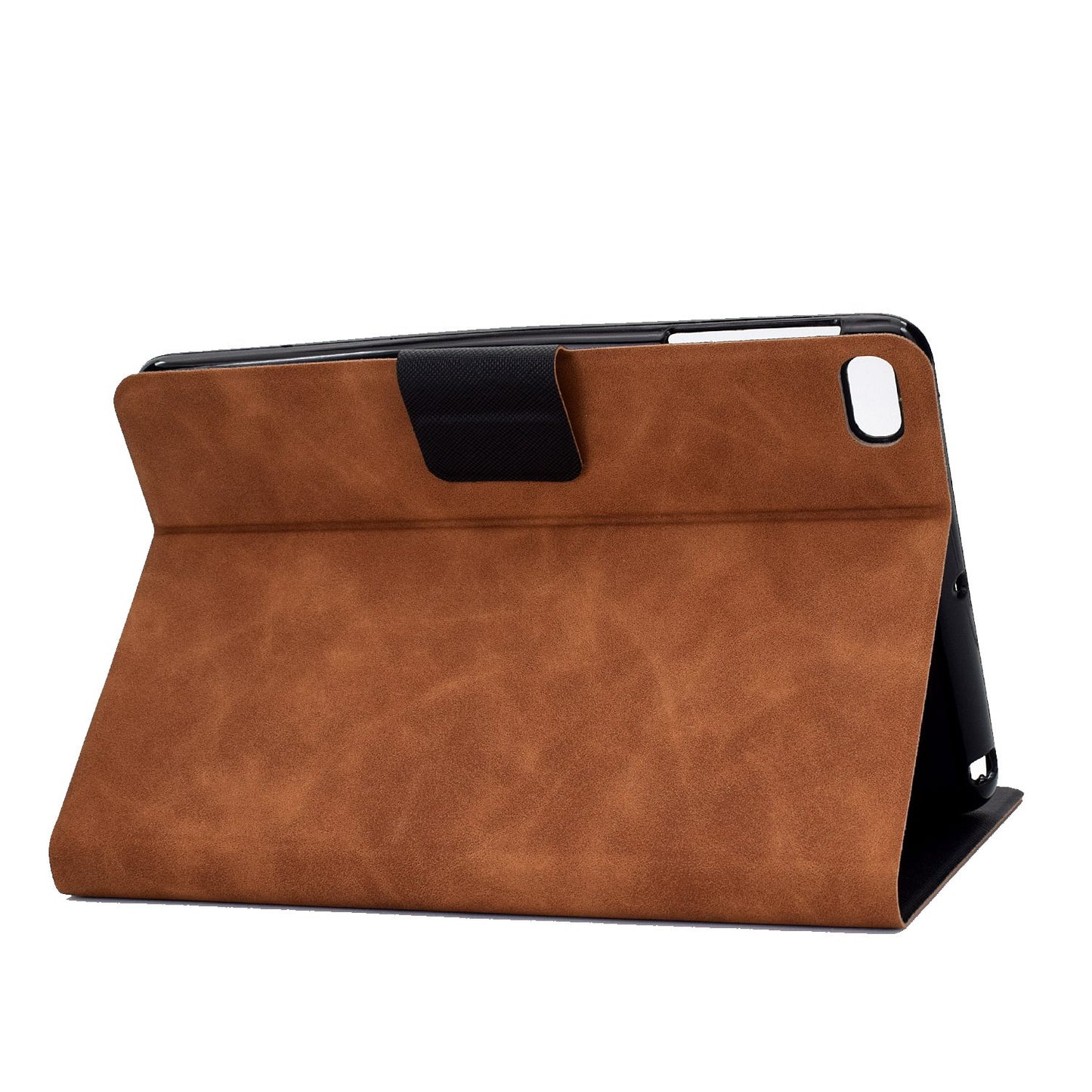 For iPad mini (2019) 7.9 inch / iPad mini 4 / 3 / 2 / 1 Cowhide Texture PU Leather Tablet Stand Case Card Holder Anti-scratch Cover