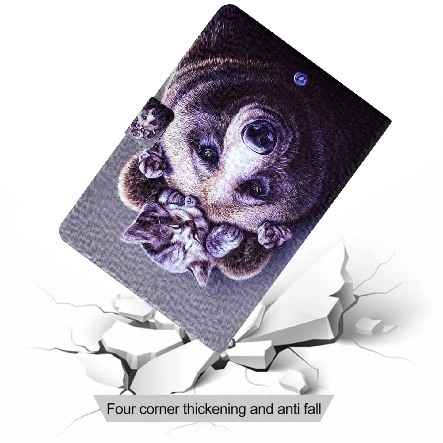 For iPad Mini 1 / 2 / 3 / 4 / mini (2019) 7.9 inch Pattern Printing Magnetic Flip Case PU Leather Folding Folio Stand Cover with Card Slots
