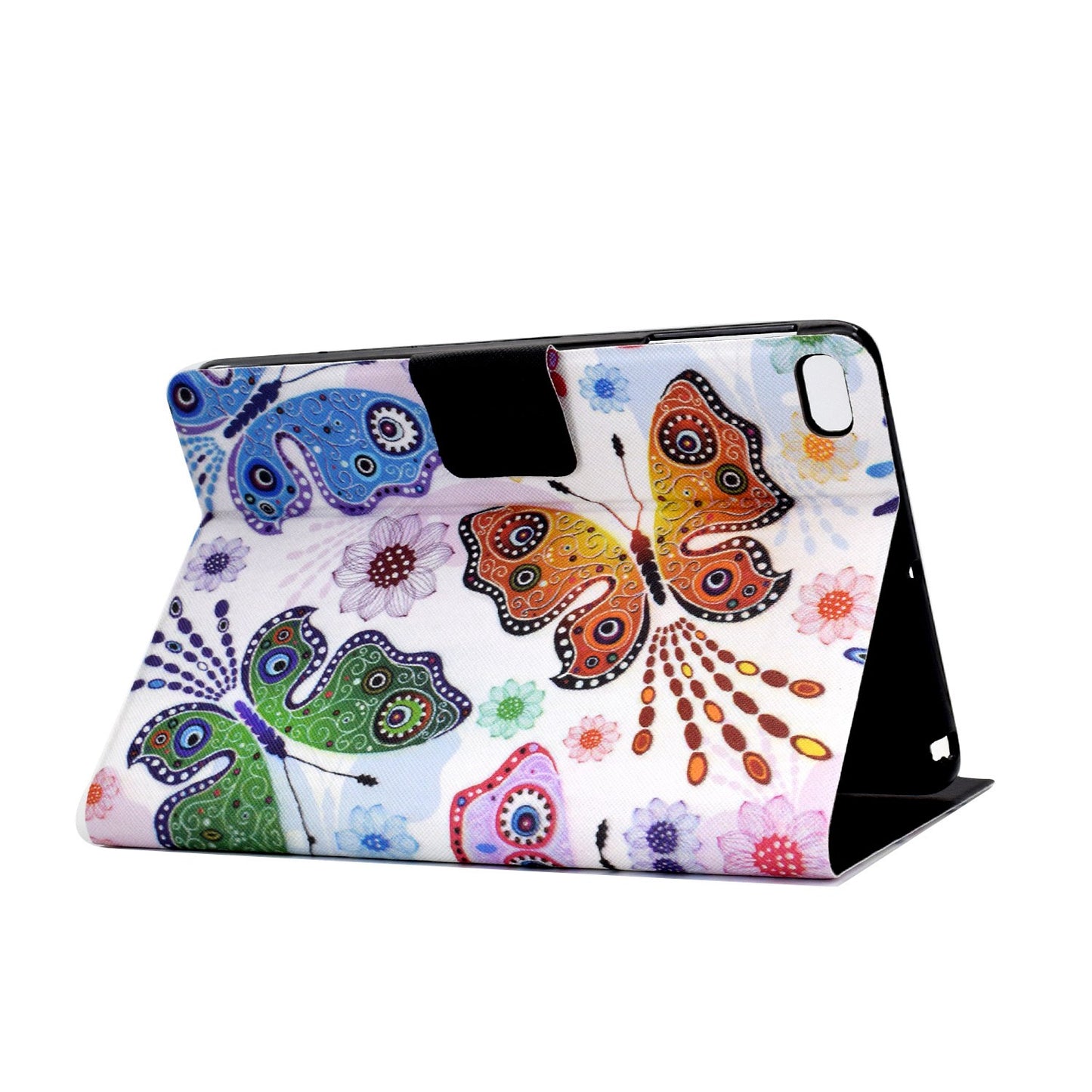 For iPad Mini 1 / 2 / 3 / 4 / mini (2019) 7.9 inch Pattern Printing Magnetic Flip Case PU Leather Folding Folio Stand Cover with Card Slots
