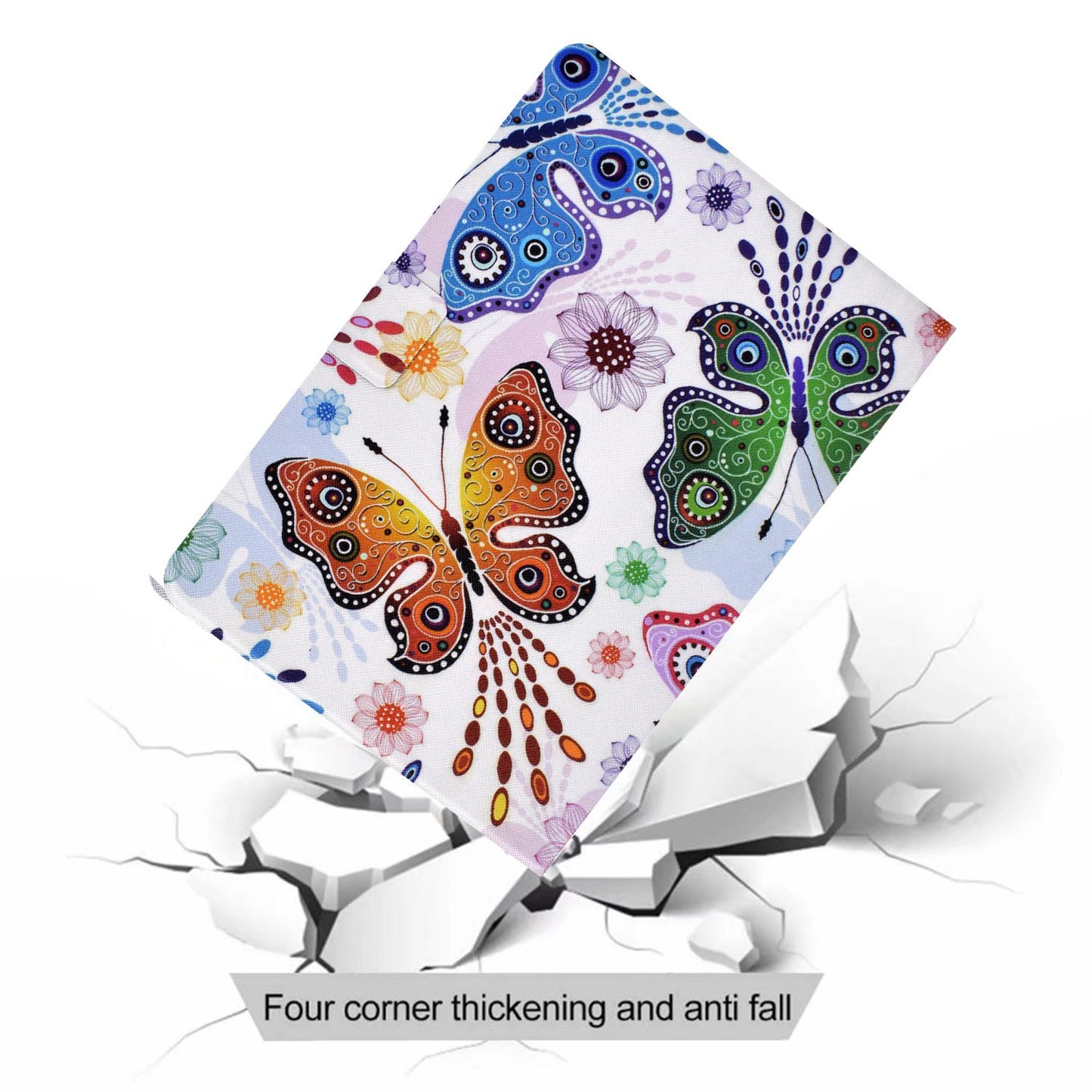 For iPad Mini 1 / 2 / 3 / 4 / mini (2019) 7.9 inch Pattern Printing Magnetic Flip Case PU Leather Folding Folio Stand Cover with Card Slots