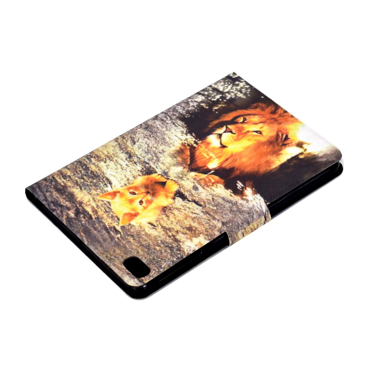 For iPad Mini 1 / 2 / 3 / 4 / mini (2019) 7.9 inch Pattern Printing Magnetic Flip Case PU Leather Folding Folio Stand Cover with Card Slots