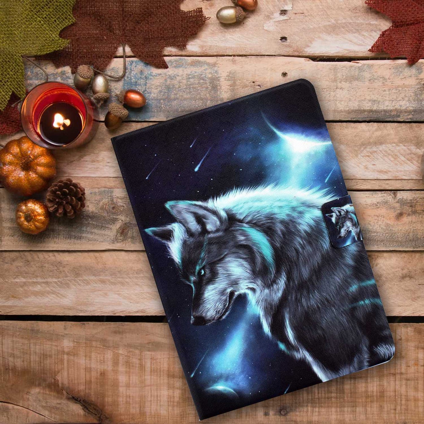 For iPad Mini 1 / 2 / 3 / 4 / mini (2019) 7.9 inch Pattern Printing Magnetic Flip Case PU Leather Folding Folio Stand Cover with Card Slots