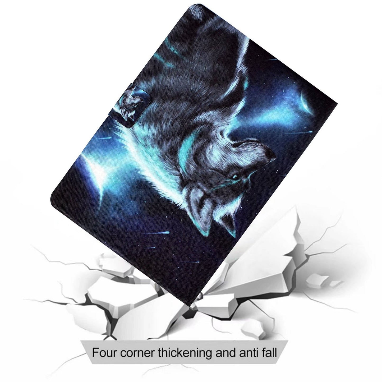 For iPad Mini 1 / 2 / 3 / 4 / mini (2019) 7.9 inch Pattern Printing Magnetic Flip Case PU Leather Folding Folio Stand Cover with Card Slots