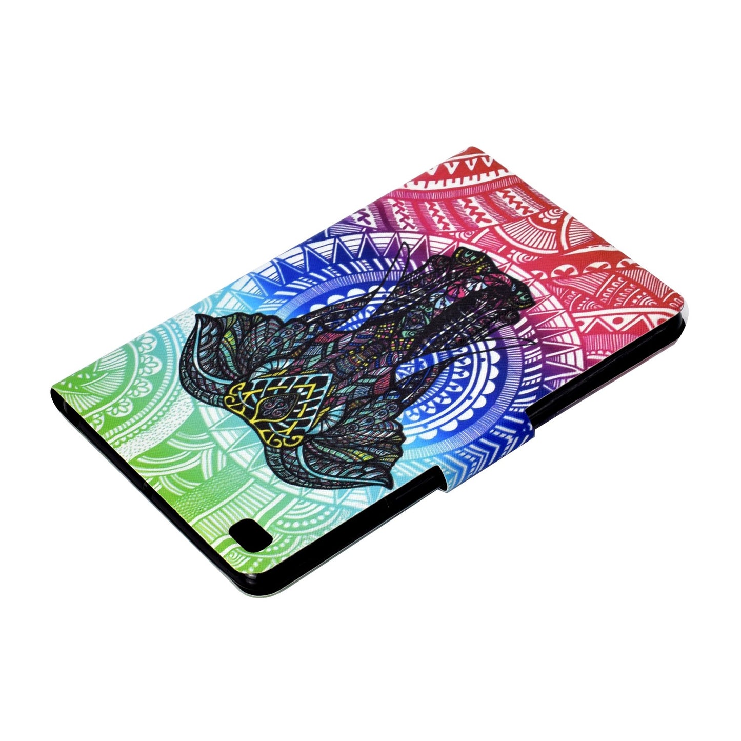 For iPad Mini 1 / 2 / 3 / 4 / mini (2019) 7.9 inch Pattern Printing Magnetic Flip Case PU Leather Folding Folio Stand Cover with Card Slots