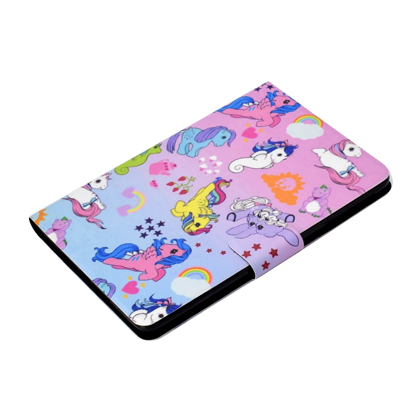 For iPad Mini 1 / 2 / 3 / 4 / mini (2019) 7.9 inch Pattern Printing Magnetic Flip Case PU Leather Folding Folio Stand Cover with Card Slots