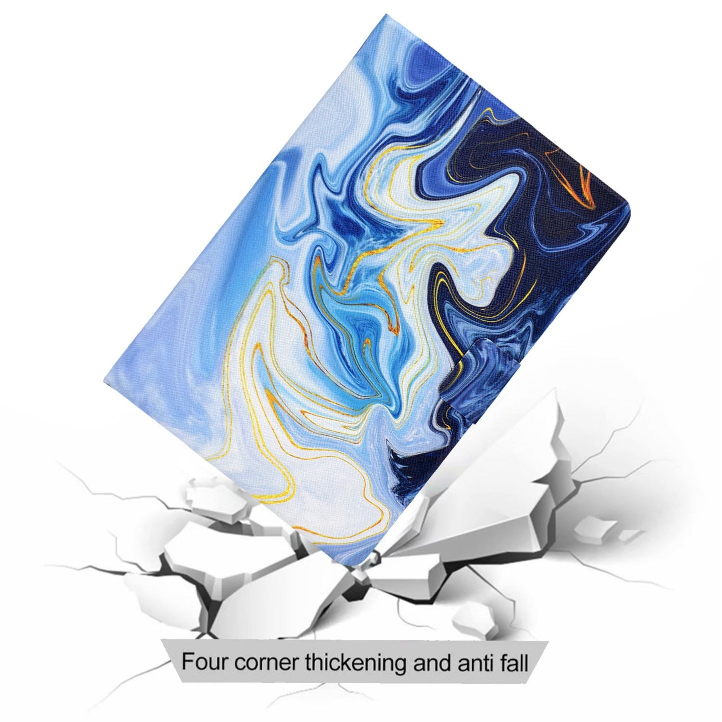 For iPad Mini 1 / 2 / 3 / 4 / mini (2019) 7.9 inch Pattern Printing Magnetic Flip Case PU Leather Folding Folio Stand Cover with Card Slots