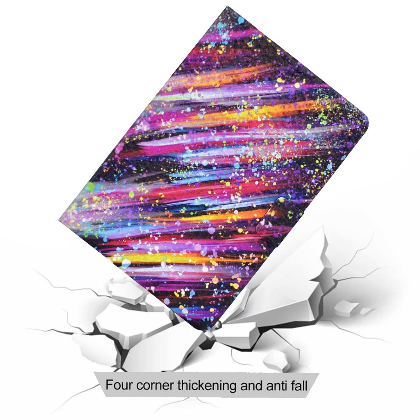 For iPad Mini 1 / 2 / 3 / 4 / mini (2019) 7.9 inch Pattern Printing Magnetic Flip Case PU Leather Folding Folio Stand Cover with Card Slots