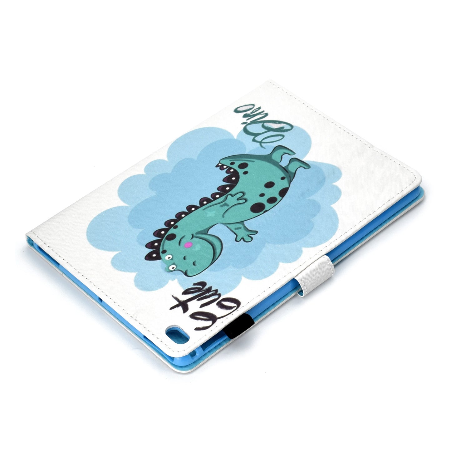 For iPad Air (2013) / Air 2 / iPad 9.7-inch (2017) / (2018) PU Leather Tablet Case Stitching Pattern Printing Stand Cover with Card Holder