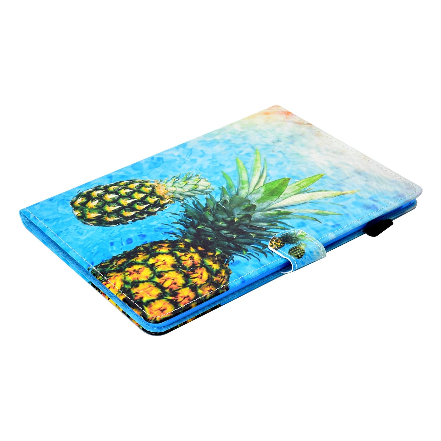 For iPad Air (2013) / Air 2 / iPad 9.7-inch (2017) / (2018) PU Leather Tablet Case Stitching Pattern Printing Stand Cover with Card Holder