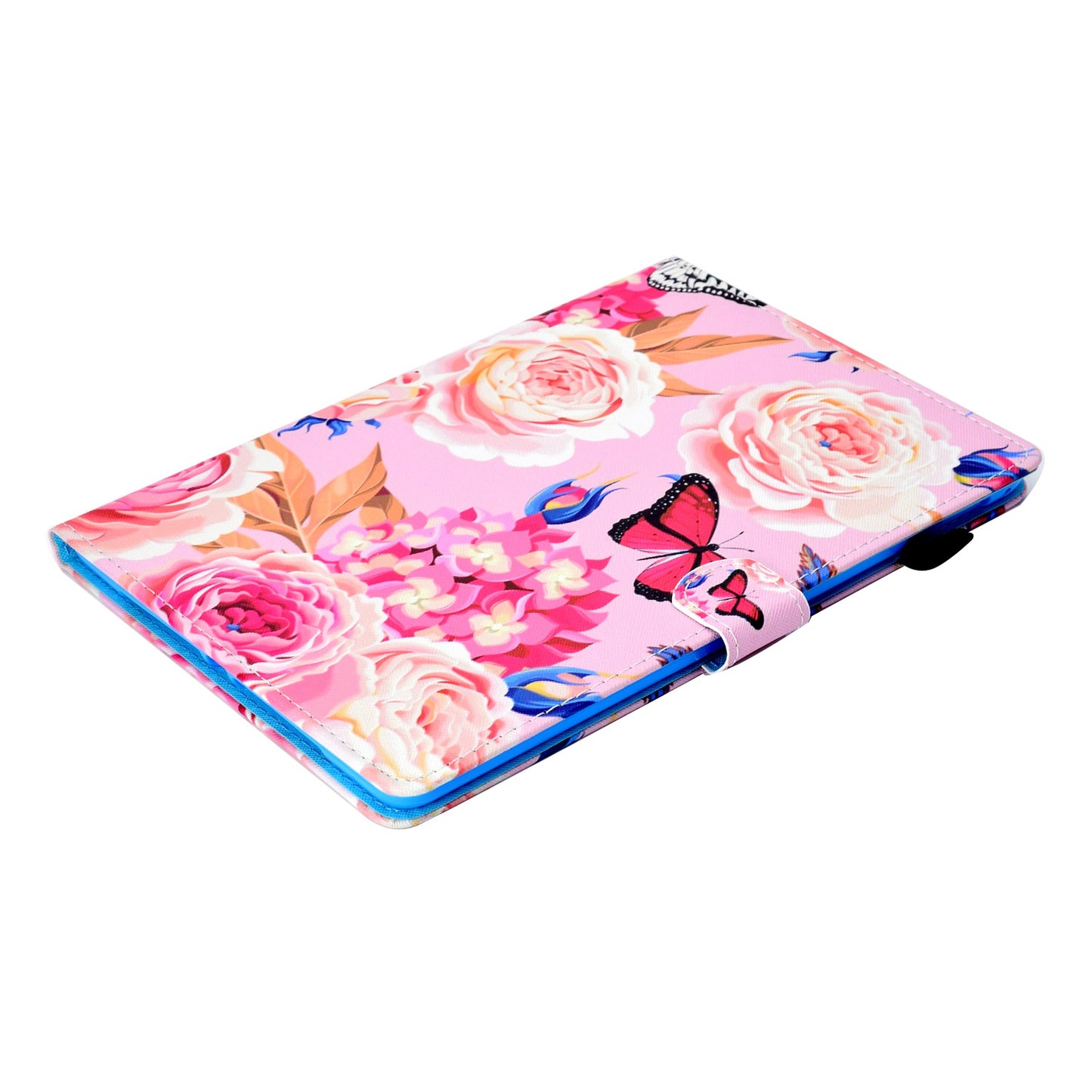 For iPad Air (2013) / Air 2 / iPad 9.7-inch (2017) / (2018) PU Leather Tablet Case Stitching Pattern Printing Stand Cover with Card Holder