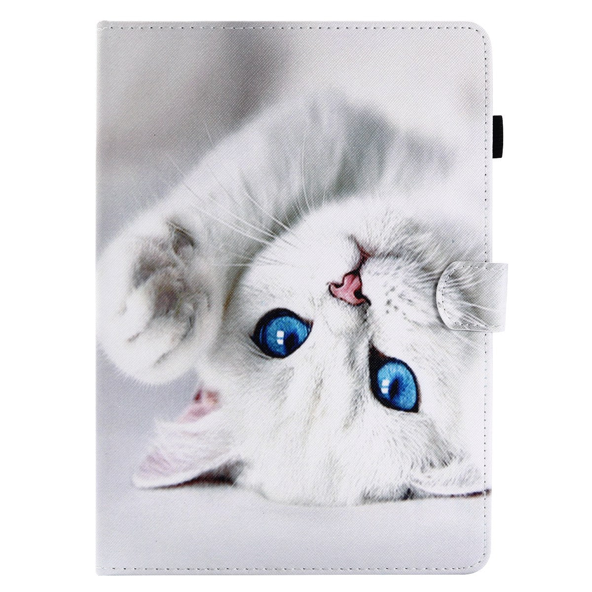For iPad Air (2013) / Air 2 / iPad 9.7-inch (2017) / (2018) PU Leather Tablet Case Stitching Pattern Printing Stand Cover with Card Holder