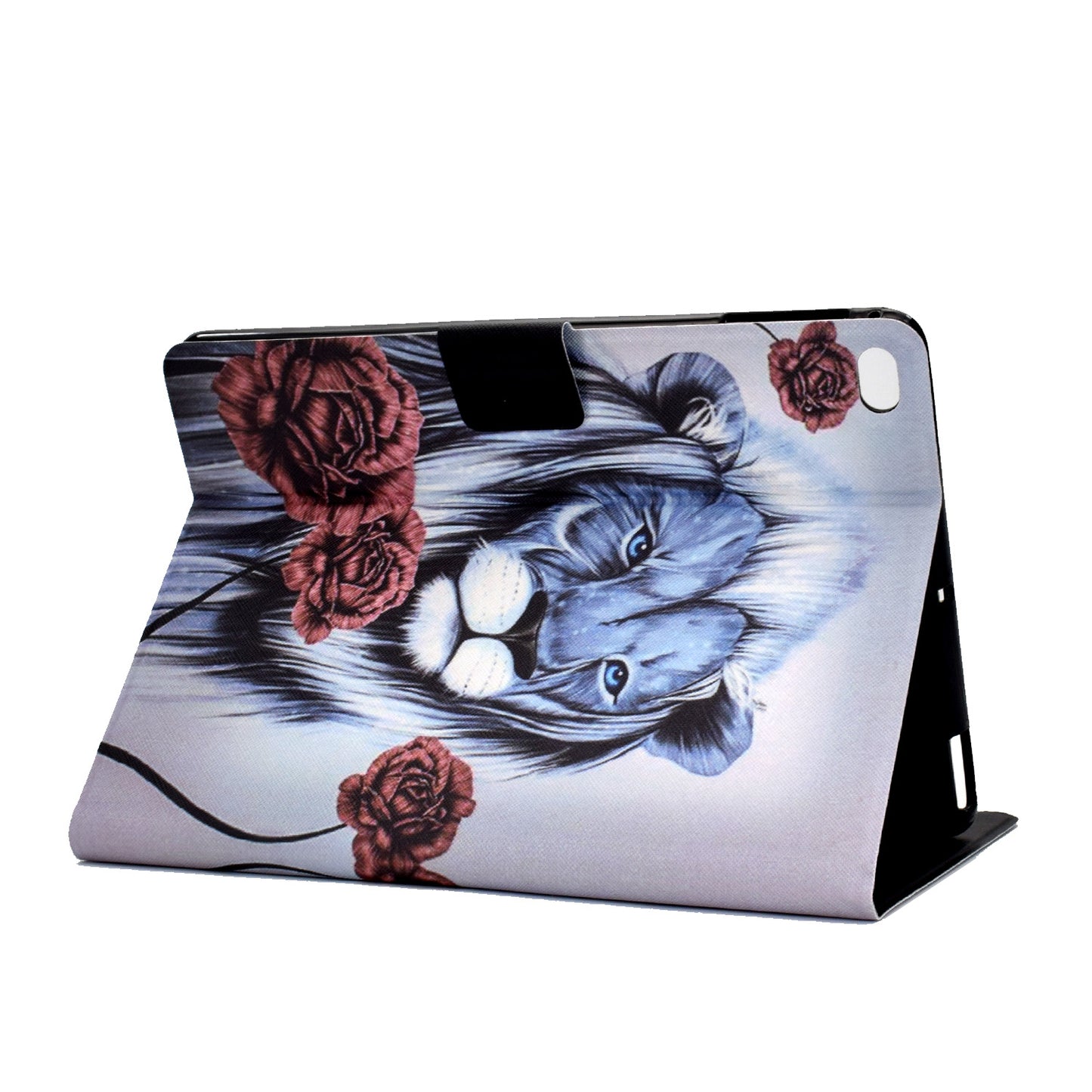 For iPad Air (2013) / Air 2 / iPad 9.7-inch (2017) / (2018) Pattern Printing Tablet Cover PU Leather Stand Card Slots Magnetic Clasp Case