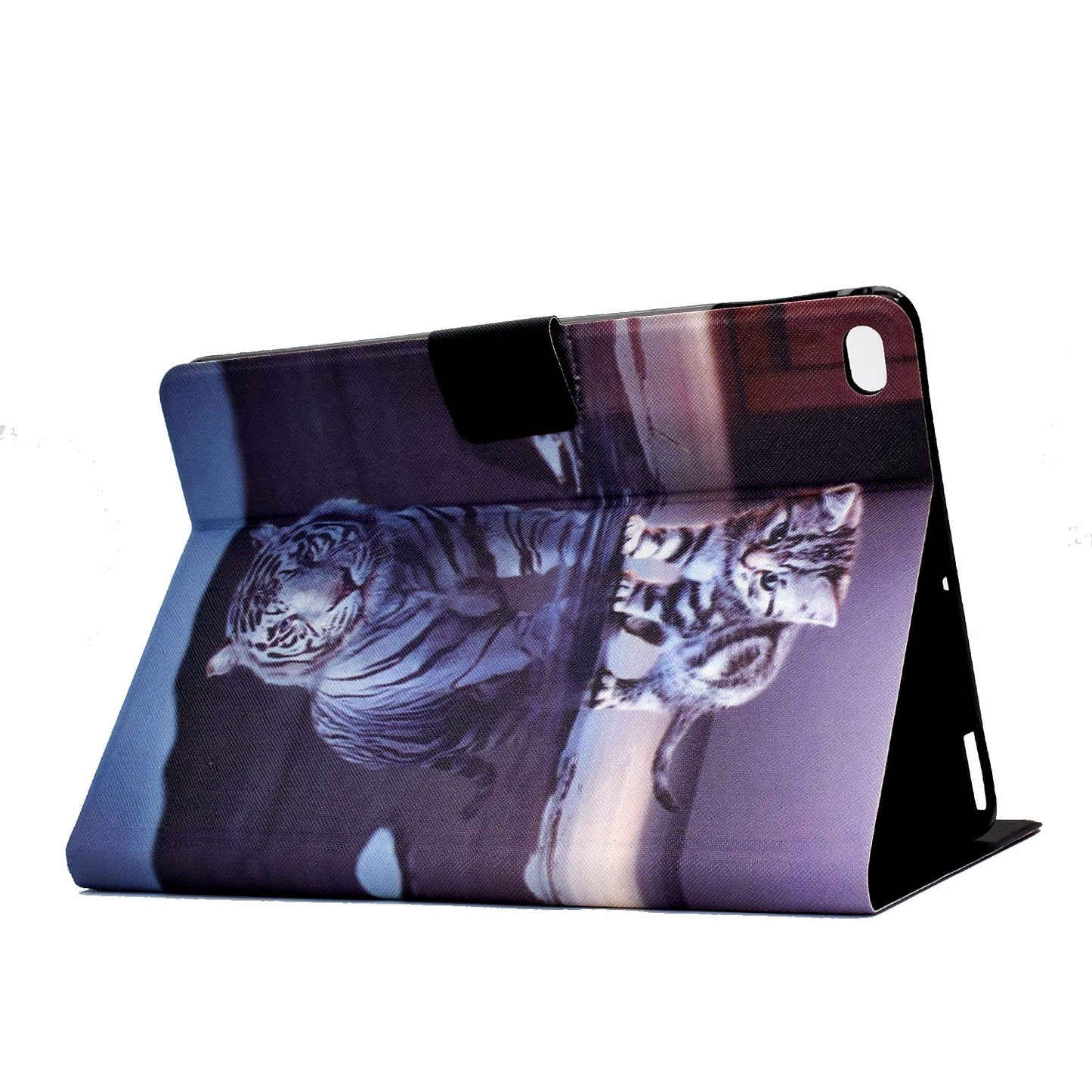 For iPad Air (2013) / Air 2 / iPad 9.7-inch (2017) / (2018) Pattern Printing Tablet Cover PU Leather Stand Card Slots Magnetic Clasp Case