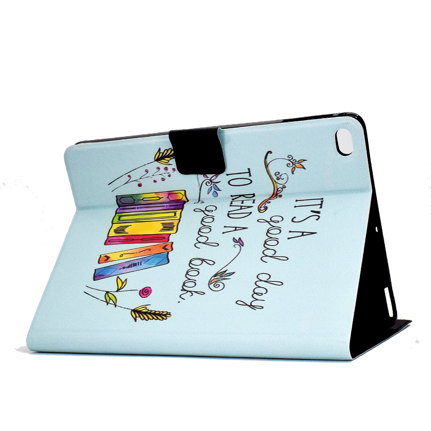 For iPad Air (2013) / Air 2 / iPad 9.7-inch (2017) / (2018) Pattern Printing Tablet Cover PU Leather Stand Card Slots Magnetic Clasp Case