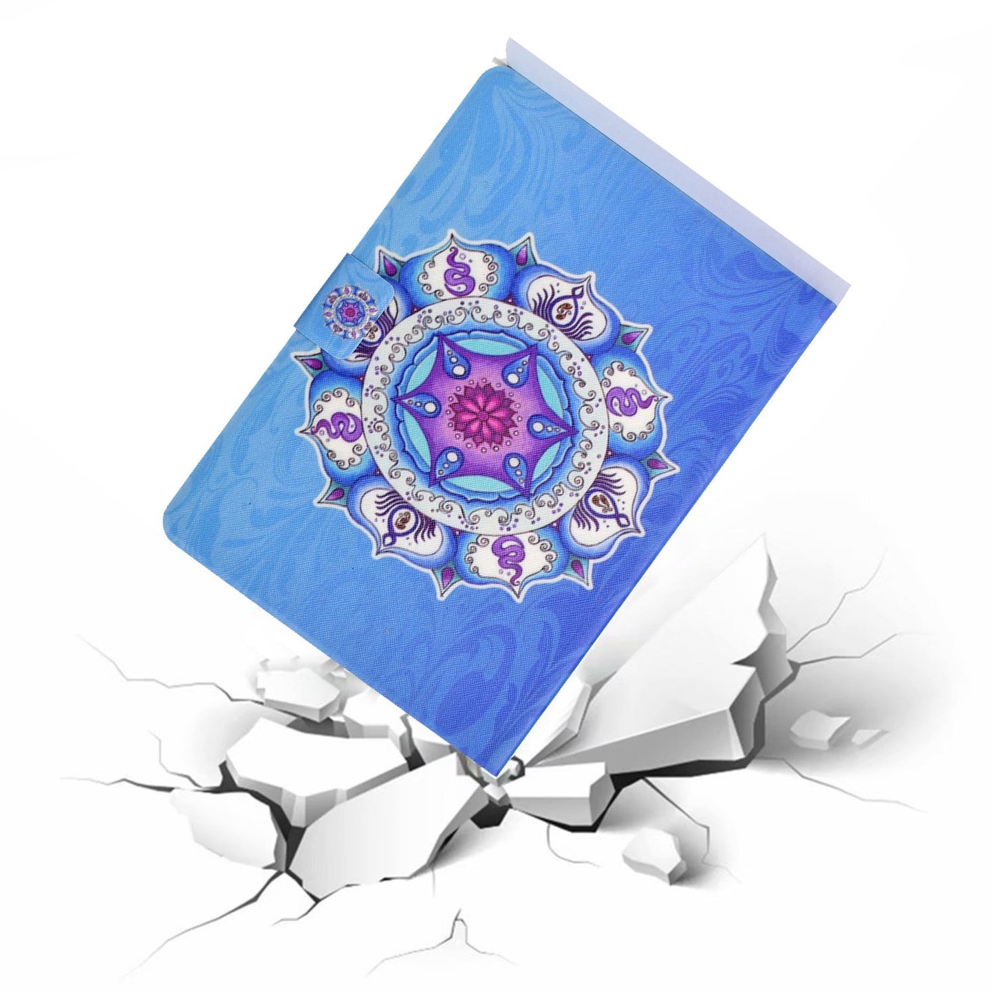 For iPad Air (2013) / Air 2 / iPad 9.7-inch (2017) / (2018) Pattern Printing Tablet Cover PU Leather Stand Card Slots Magnetic Clasp Case