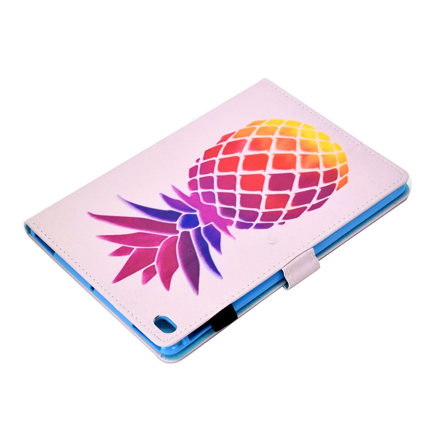 For iPad Air (2013) / Air 2 / iPad 9.7-inch (2017) / (2018) Stitched Leather Case Protective Tablet Cover Pattern Printed Magnetic Closure Shockproof Cover with Stand / Card Slots