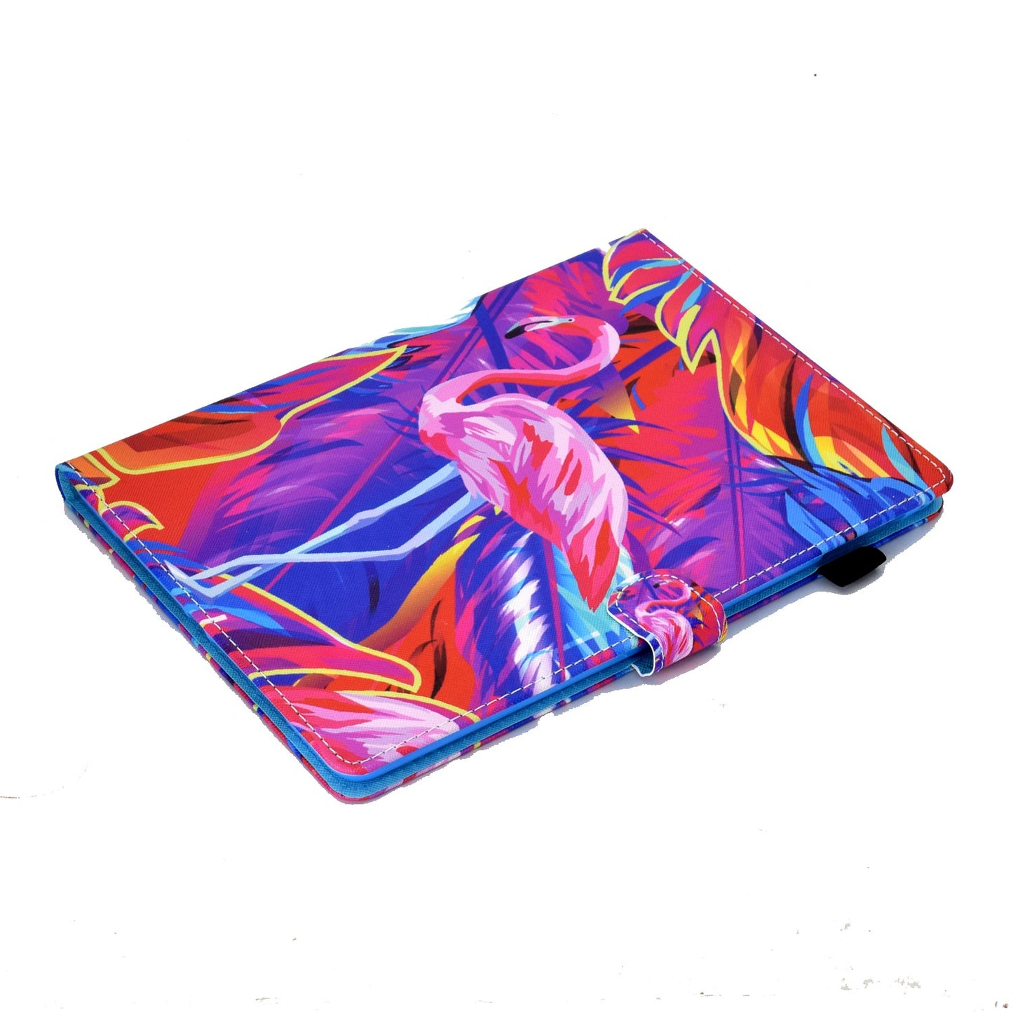 For iPad Air (2013) / Air 2 / iPad 9.7-inch (2017) / (2018) Stitched Leather Case Protective Tablet Cover Pattern Printed Magnetic Closure Shockproof Cover with Stand / Card Slots