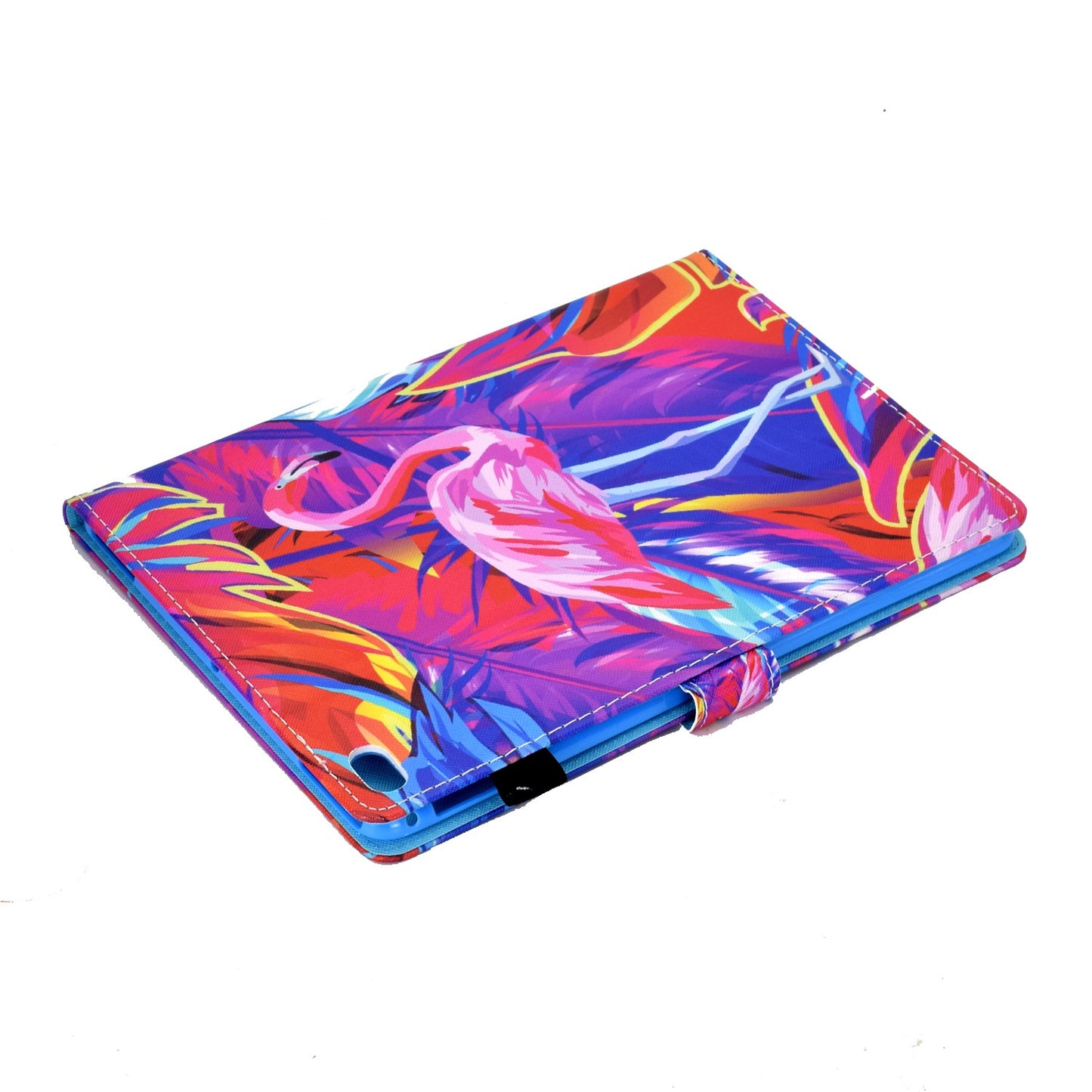 For iPad Air (2013) / Air 2 / iPad 9.7-inch (2017) / (2018) Stitched Leather Case Protective Tablet Cover Pattern Printed Magnetic Closure Shockproof Cover with Stand / Card Slots