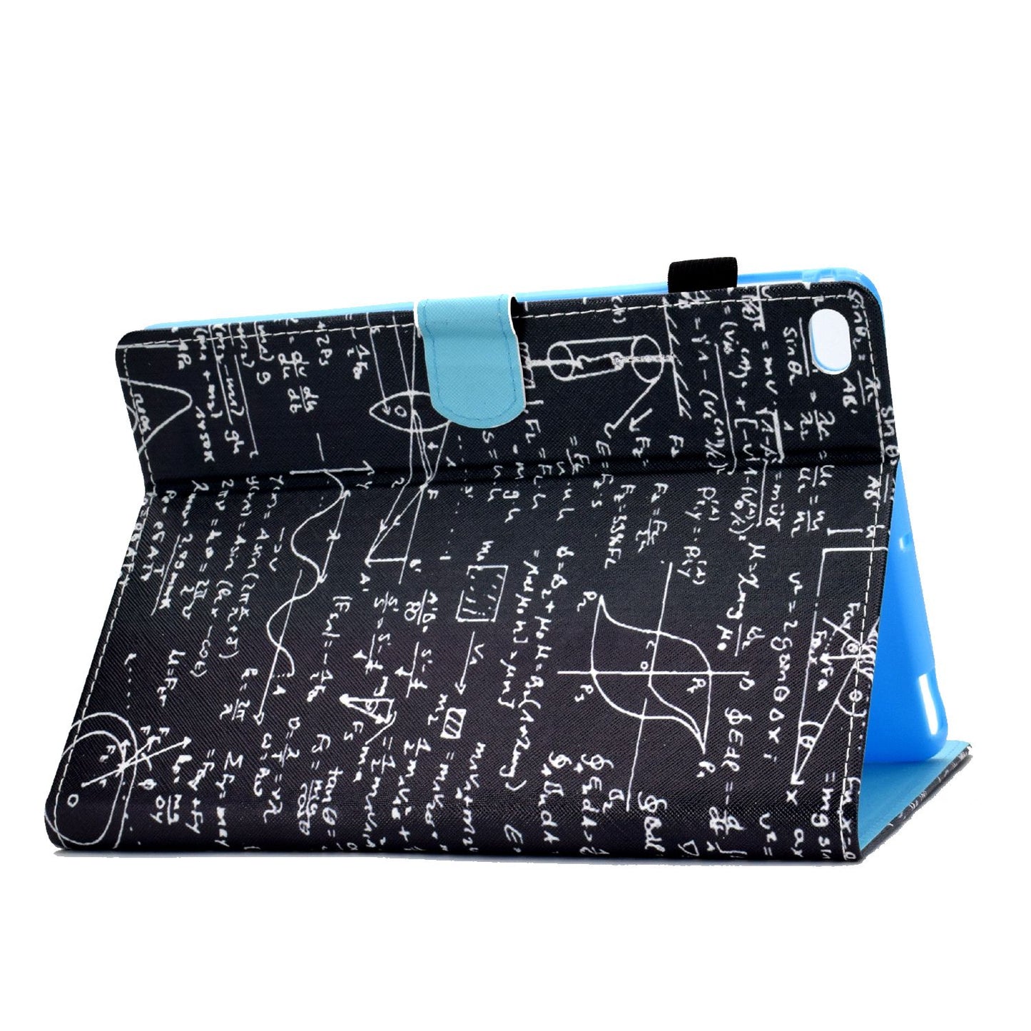 For iPad Air (2013) / Air 2 / iPad 9.7-inch (2017) / (2018) Stitched Leather Case Protective Tablet Cover Pattern Printed Magnetic Closure Shockproof Cover with Stand / Card Slots