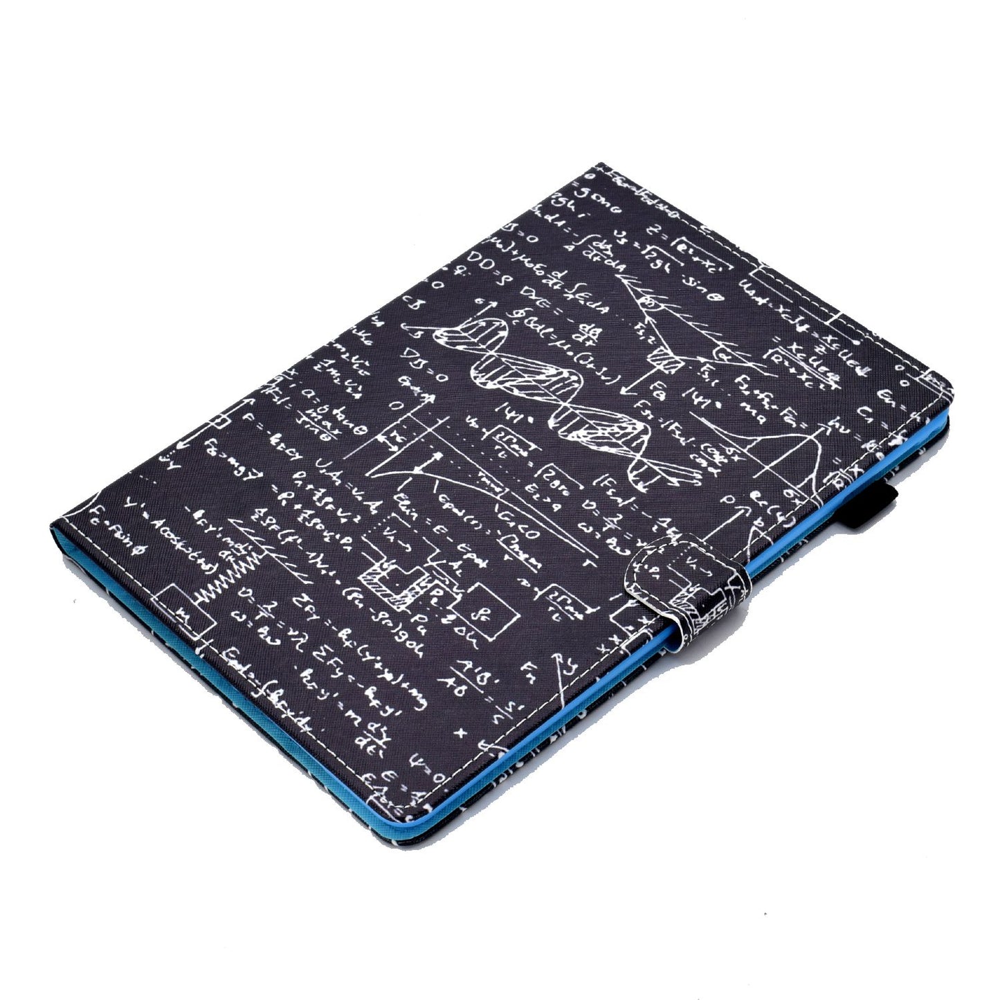 For iPad Air (2013) / Air 2 / iPad 9.7-inch (2017) / (2018) Stitched Leather Case Protective Tablet Cover Pattern Printed Magnetic Closure Shockproof Cover with Stand / Card Slots