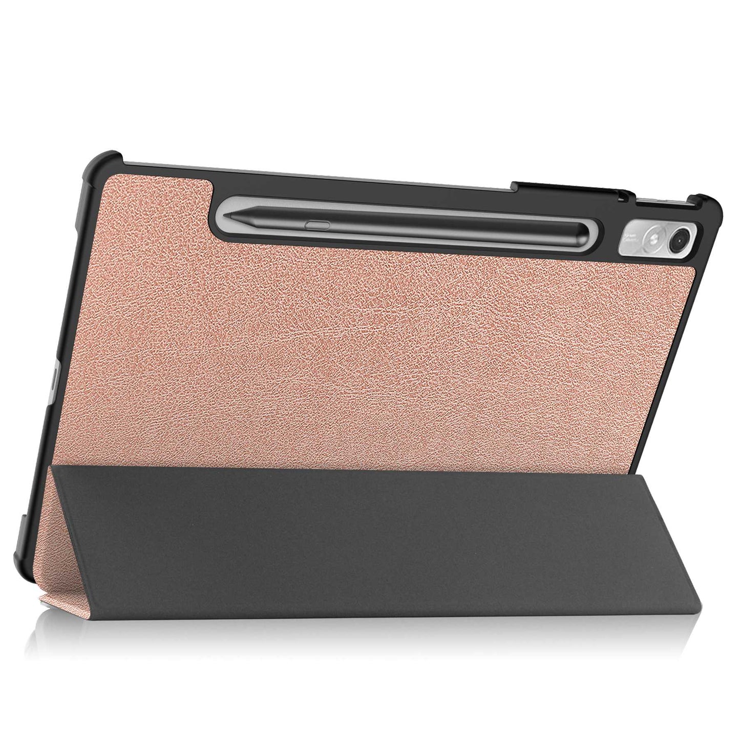 For Lenovo Tab P11 Pro Gen 2 Tri-fold Stand PU Leather Tablet Case Auto Wake / Sleep Function Drop-proof Cover