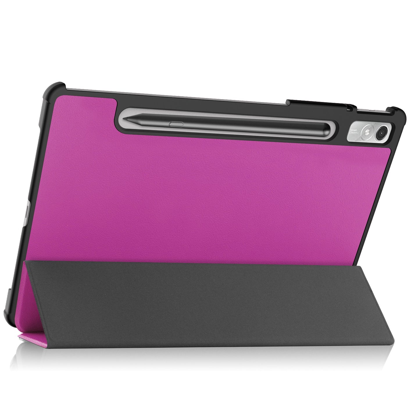 For Lenovo Tab P11 Pro Gen 2 Tri-fold Stand PU Leather Tablet Case Auto Wake / Sleep Function Drop-proof Cover