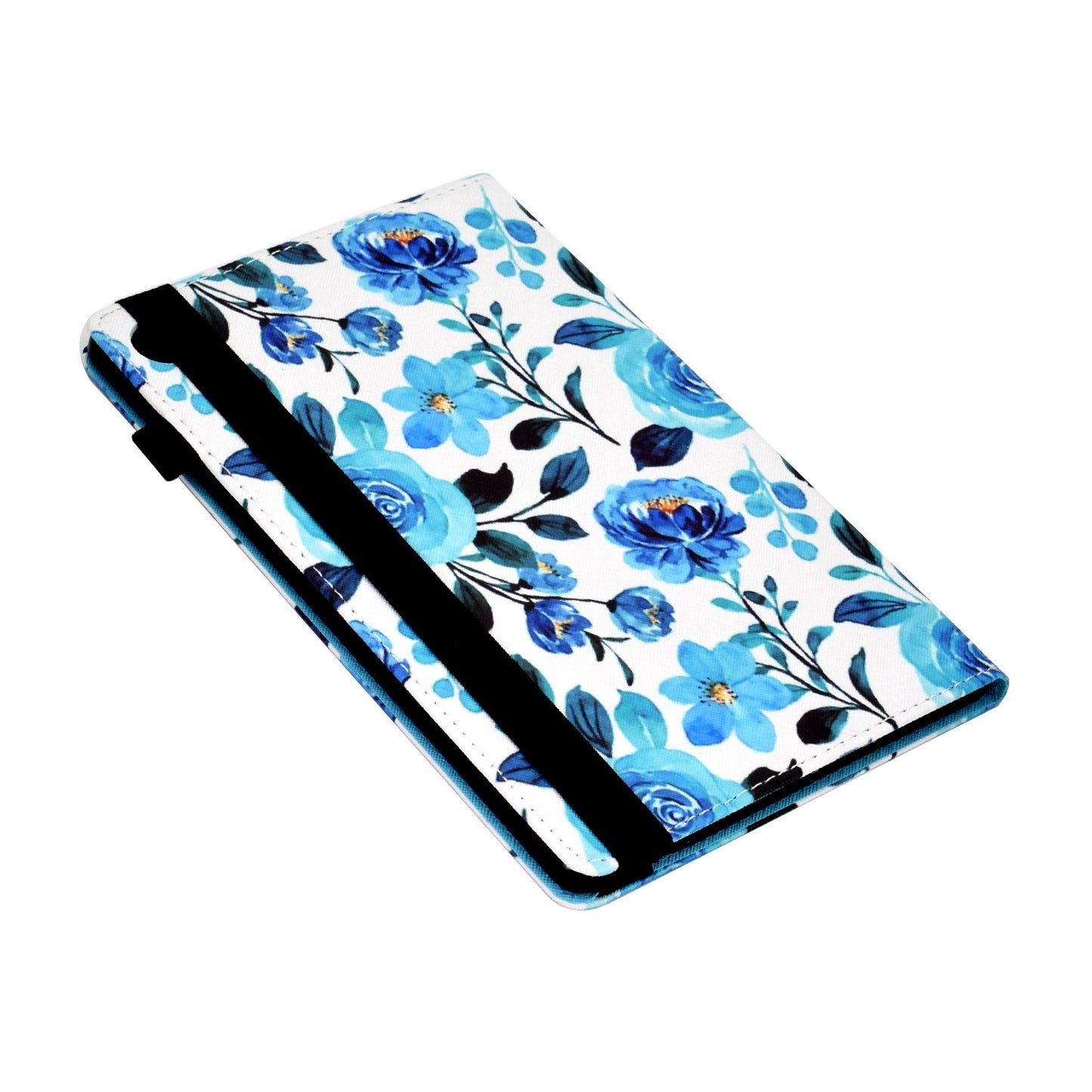 Tablet Case For Lenovo M10 FHD REL / M10 Plus X606F Pattern Printing Stitching Line PU Leather Protective Cover Stand with Elastic Band and Card Slots