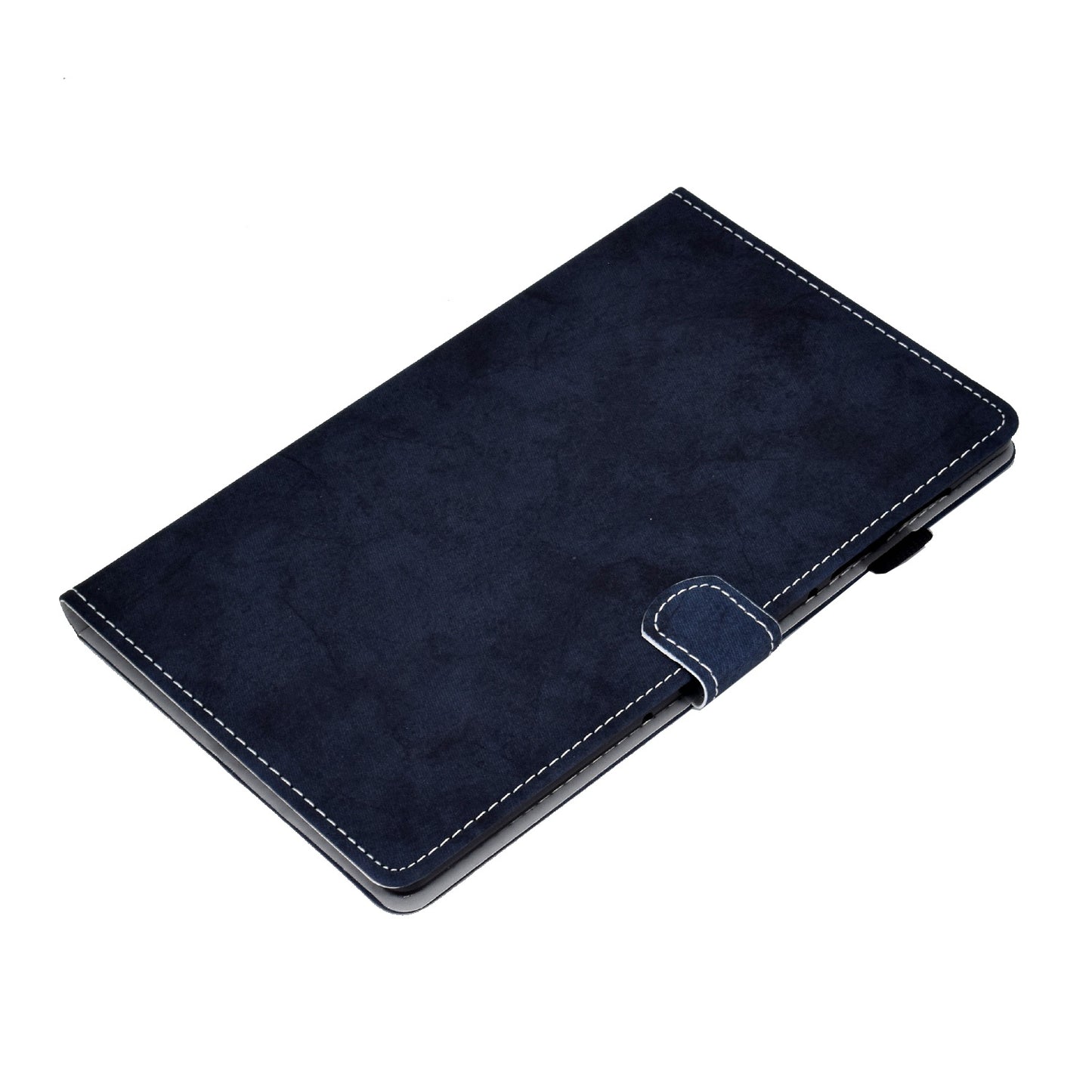 For Huawei Enjoy Tablet 2 / MatePad T 10 9.7 inch / T 10S 10.1 inch / Honor Pad 6 10.1-inch / Pad X6 9.7 inch Cloth Texture Case Solid Color Stitching Leather Stand Card Slots Magnetic Cover
