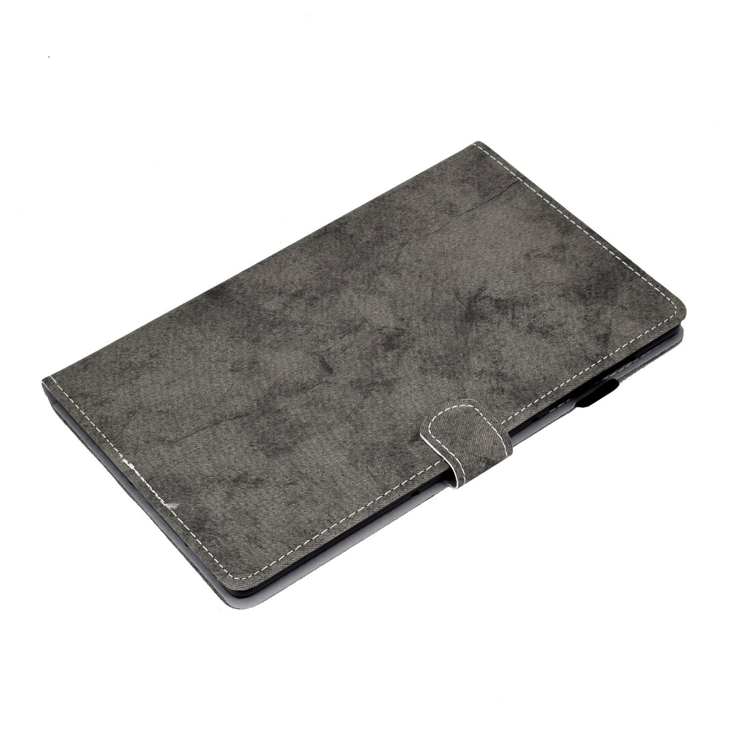 For Huawei Enjoy Tablet 2 / MatePad T 10 9.7 inch / T 10S 10.1 inch / Honor Pad 6 10.1-inch / Pad X6 9.7 inch Cloth Texture Case Solid Color Stitching Leather Stand Card Slots Magnetic Cover