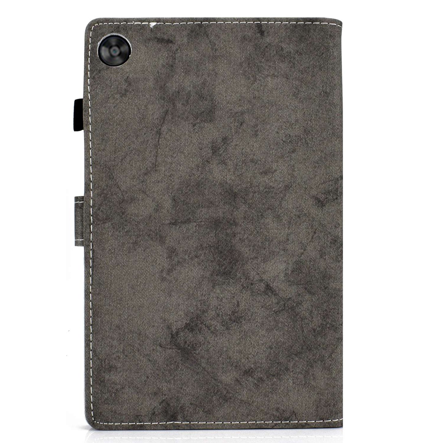 For Huawei Enjoy Tablet 2 / MatePad T 10 9.7 inch / T 10S 10.1 inch / Honor Pad 6 10.1-inch / Pad X6 9.7 inch Cloth Texture Case Solid Color Stitching Leather Stand Card Slots Magnetic Cover