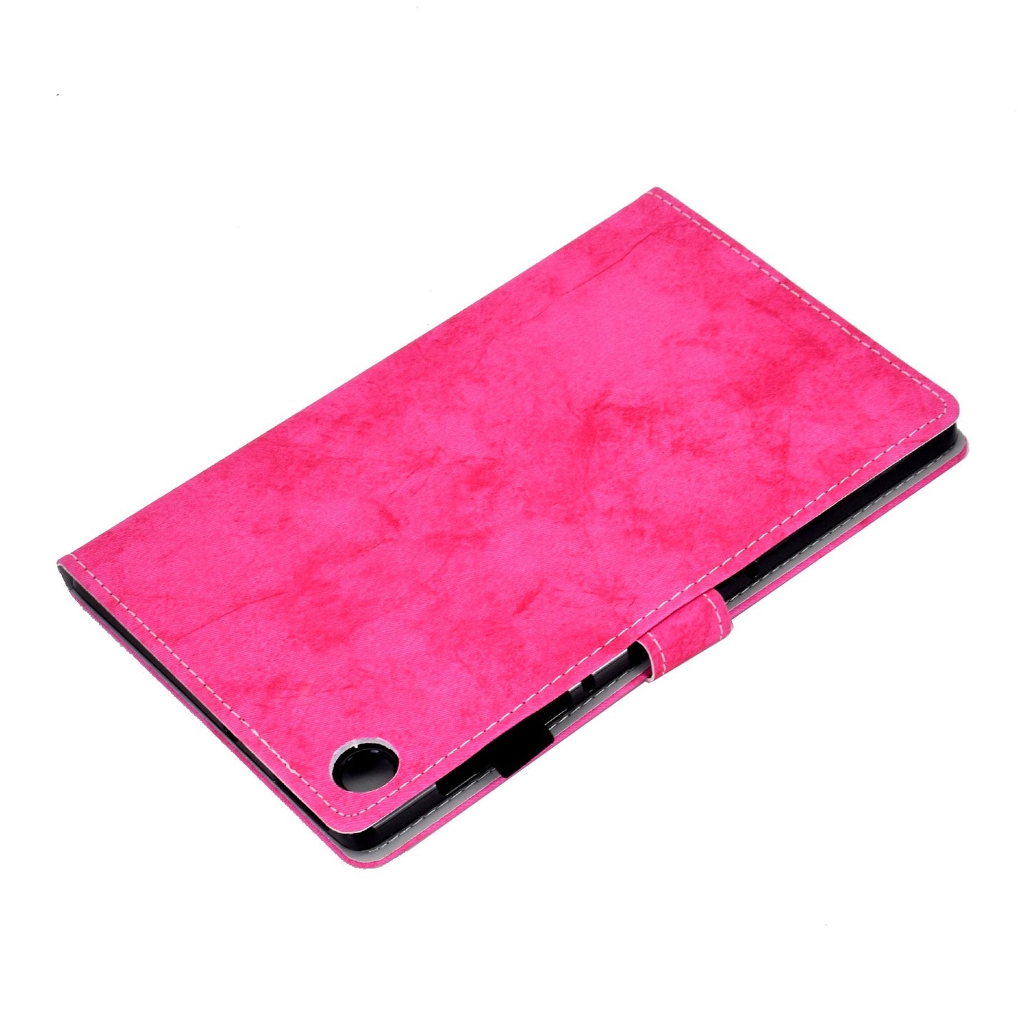 For Huawei Enjoy Tablet 2 / MatePad T 10 9.7 inch / T 10S 10.1 inch / Honor Pad 6 10.1-inch / Pad X6 9.7 inch Cloth Texture Case Solid Color Stitching Leather Stand Card Slots Magnetic Cover