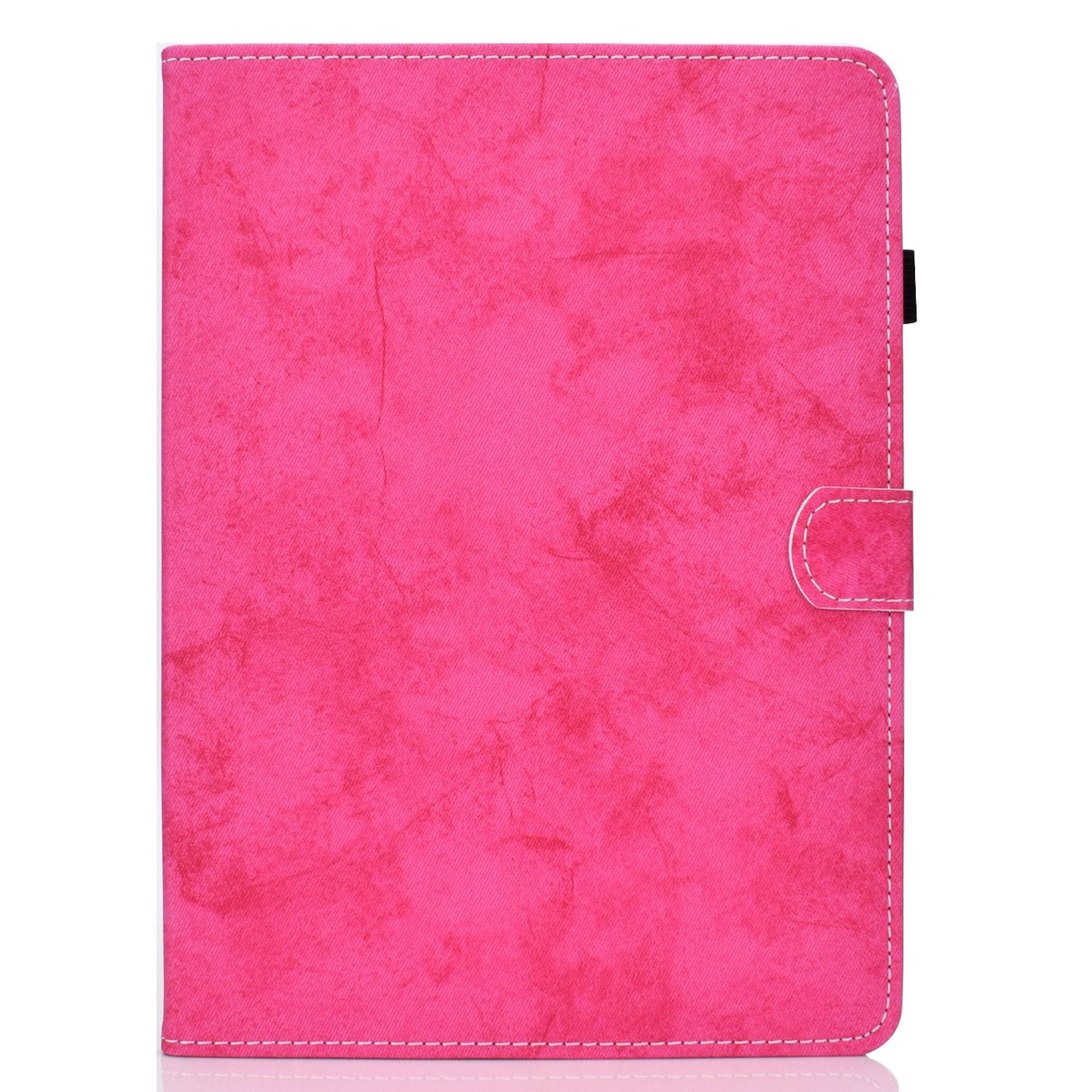 For Huawei Enjoy Tablet 2 / MatePad T 10 9.7 inch / T 10S 10.1 inch / Honor Pad 6 10.1-inch / Pad X6 9.7 inch Cloth Texture Case Solid Color Stitching Leather Stand Card Slots Magnetic Cover