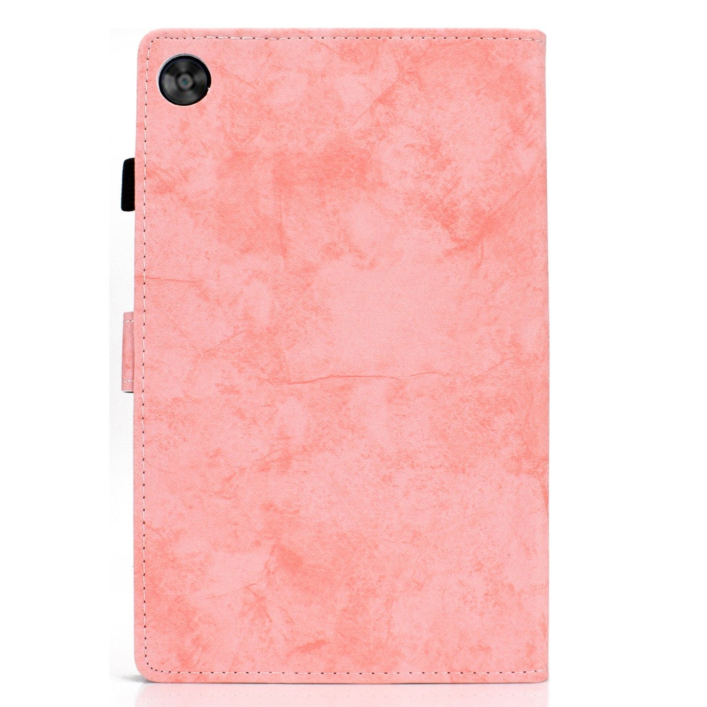 For Huawei Enjoy Tablet 2 / MatePad T 10 9.7 inch / T 10S 10.1 inch / Honor Pad 6 10.1-inch / Pad X6 9.7 inch Cloth Texture Case Solid Color Stitching Leather Stand Card Slots Magnetic Cover