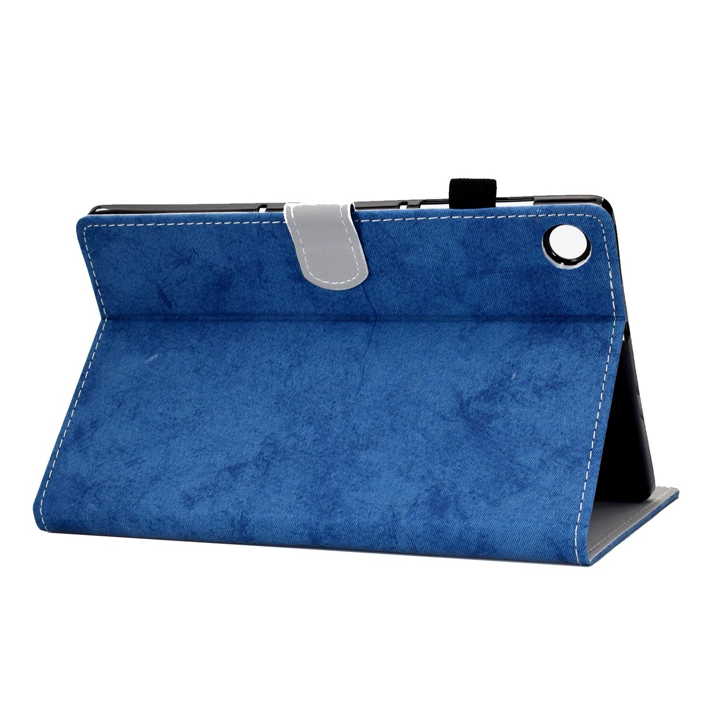 For Huawei Enjoy Tablet 2 / MatePad T 10 9.7 inch / T 10S 10.1 inch / Honor Pad 6 10.1-inch / Pad X6 9.7 inch Cloth Texture Case Solid Color Stitching Leather Stand Card Slots Magnetic Cover