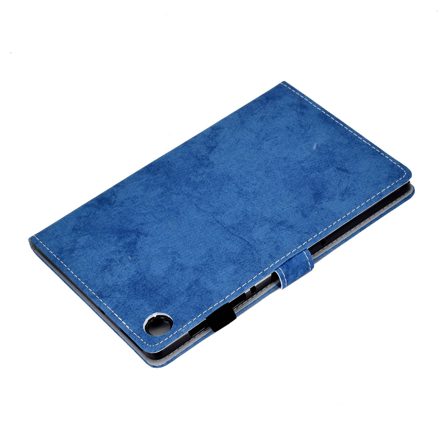 For Huawei Enjoy Tablet 2 / MatePad T 10 9.7 inch / T 10S 10.1 inch / Honor Pad 6 10.1-inch / Pad X6 9.7 inch Cloth Texture Case Solid Color Stitching Leather Stand Card Slots Magnetic Cover