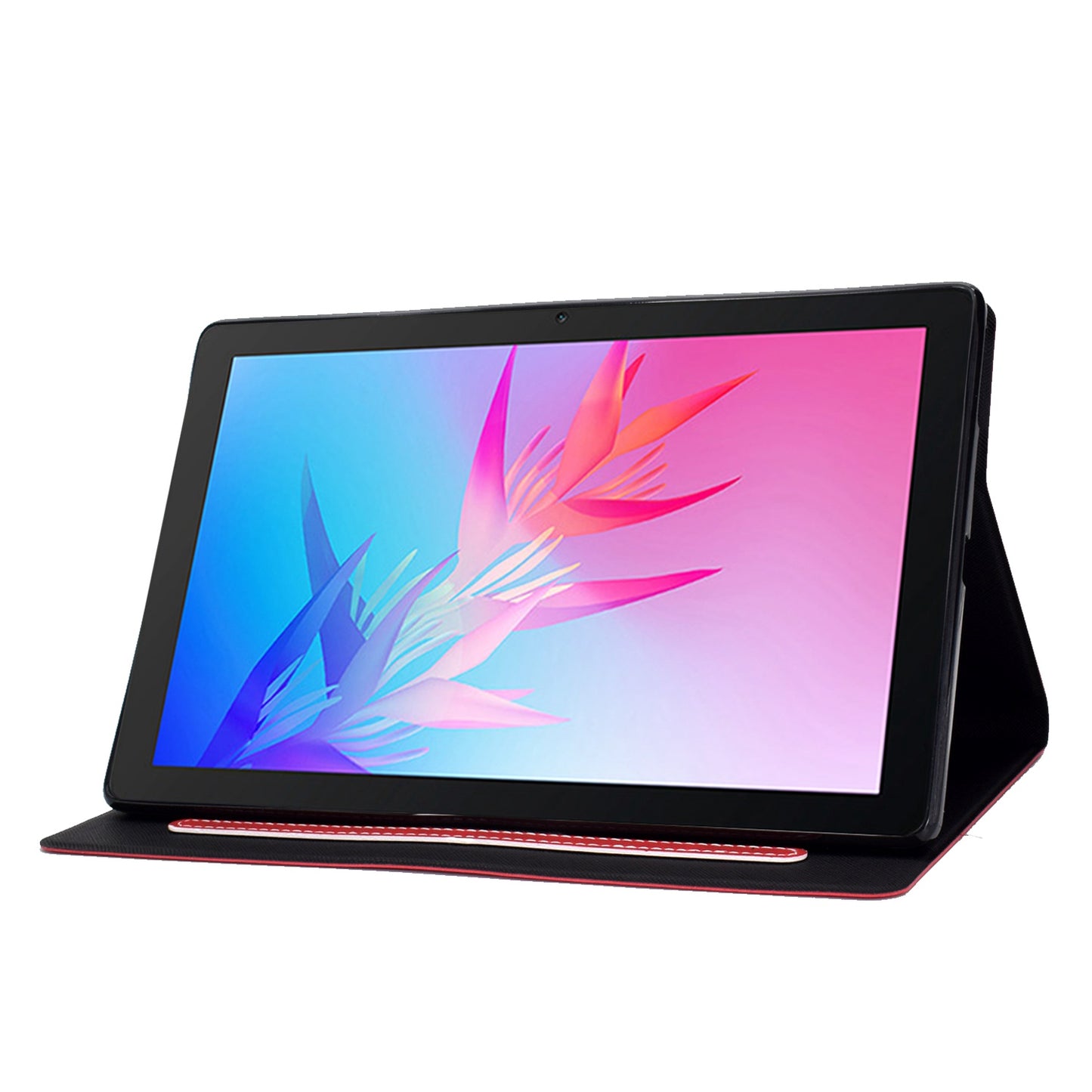 For Huawei Enjoy Tablet 2 / MatePad T 10 9.7 inch / T 10S 10.1 inch / Honor Pad 6 10.1-inch / Pad X6 9.7 inch Tablet Case Solid Color PU Leather Folio Flip Stand Card Slots Magnetic Cover
