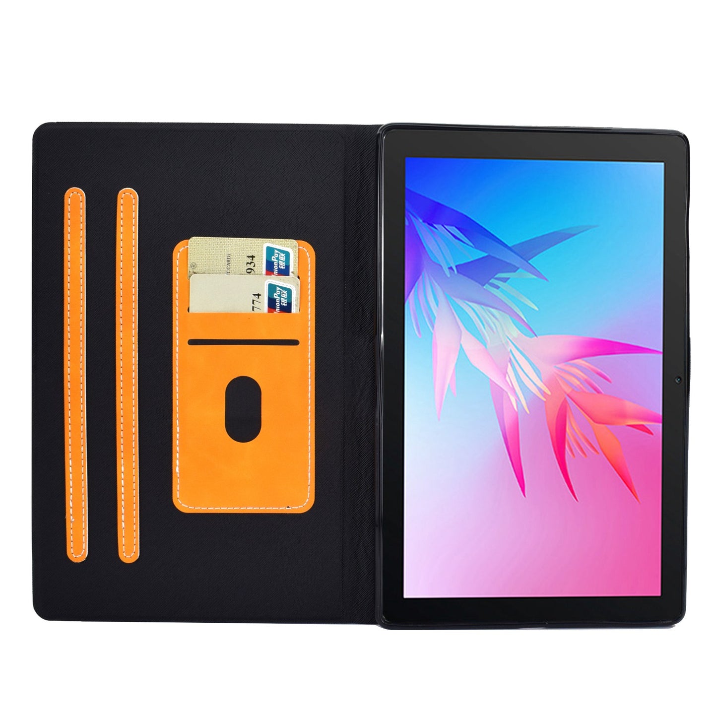 For Huawei Enjoy Tablet 2 / MatePad T 10 9.7 inch / T 10S 10.1 inch / Honor Pad 6 10.1-inch / Pad X6 9.7 inch Tablet Case Solid Color PU Leather Folio Flip Stand Card Slots Magnetic Cover