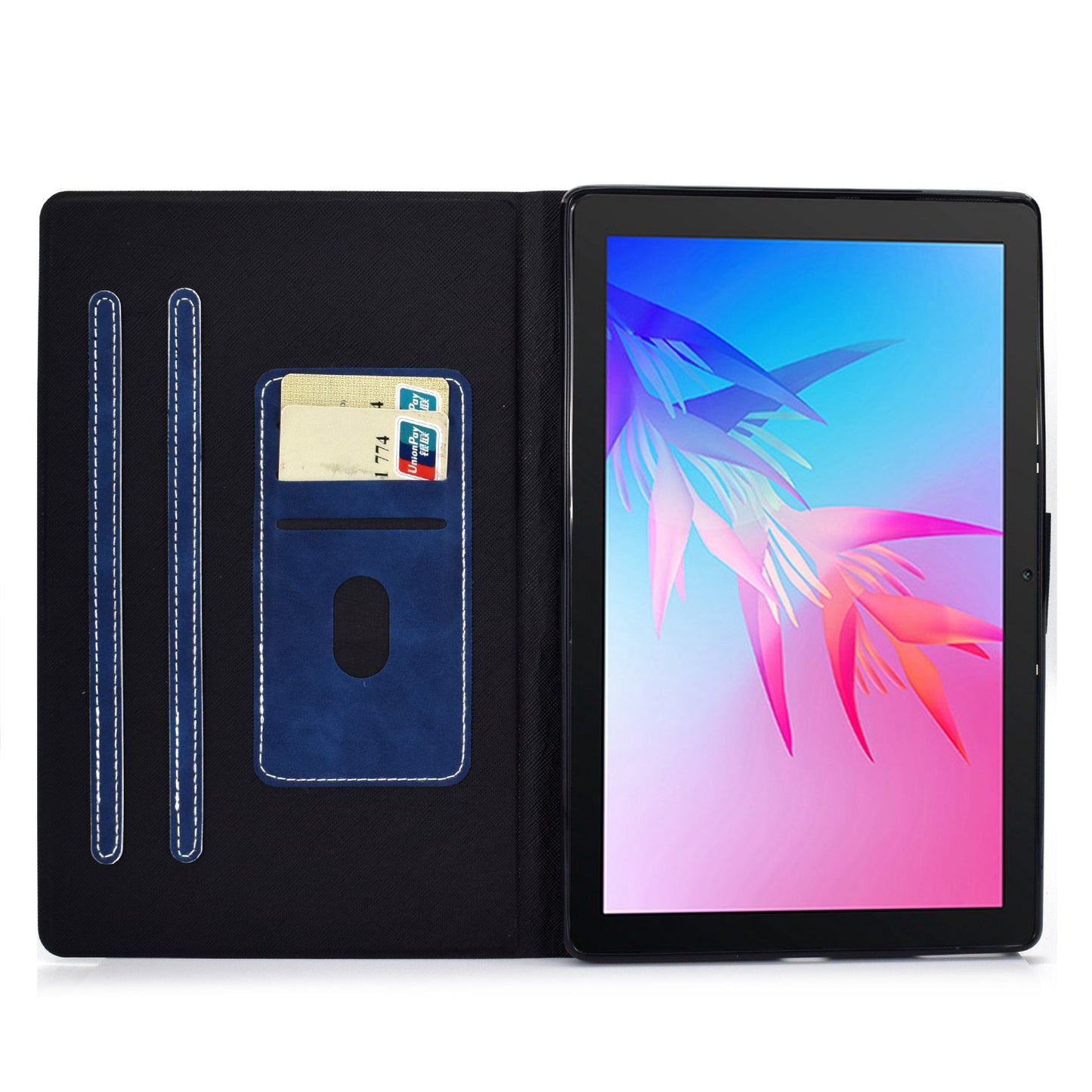 For Huawei Enjoy Tablet 2 / MatePad T 10 9.7 inch / T 10S 10.1 inch / Honor Pad 6 10.1-inch / Pad X6 9.7 inch Tablet Case Solid Color PU Leather Folio Flip Stand Card Slots Magnetic Cover