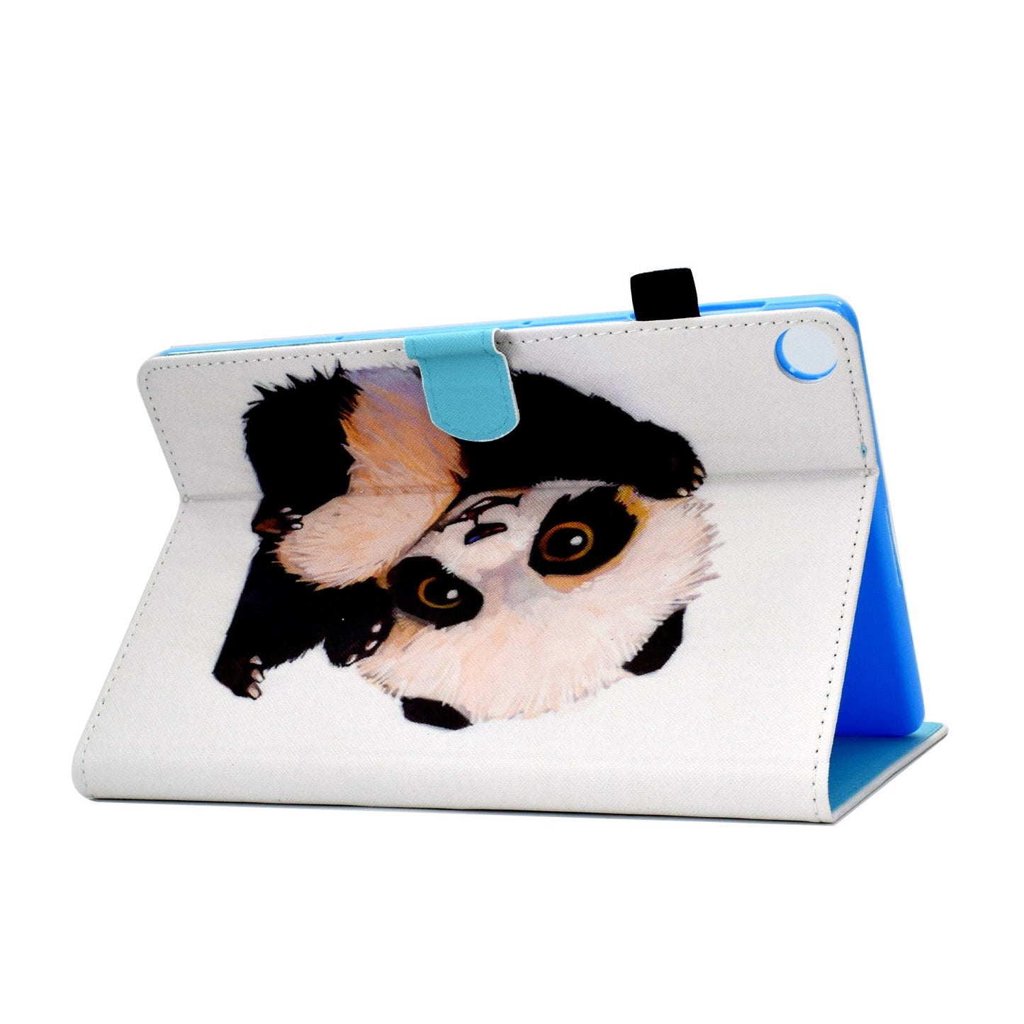 For Huawei Enjoy Tablet 2 / MatePad T 10 9.7 inch / T 10S 10.1 inch / Honor Pad 6 10.1-inch / Pad X6 9.7 inch Pattern Printing Stand Cover Stitching Leather Card Slots Magnetic Case