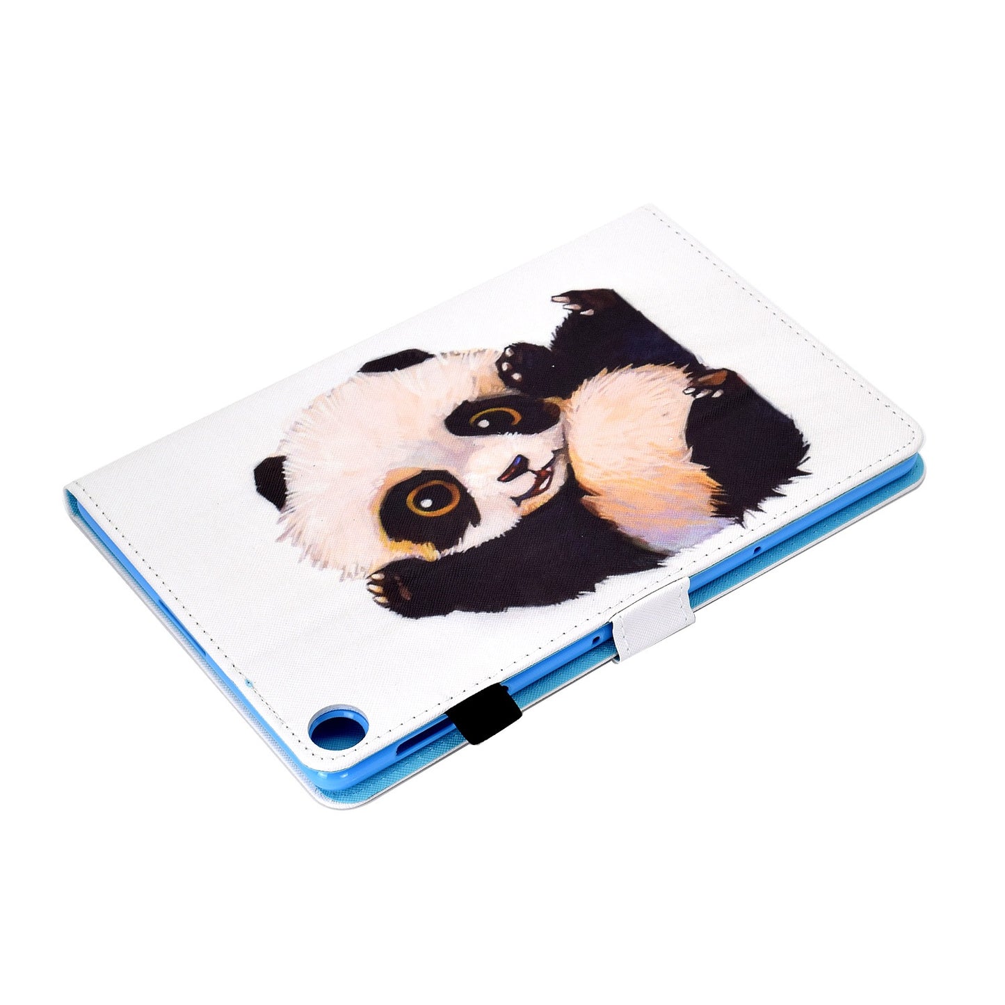 For Huawei Enjoy Tablet 2 / MatePad T 10 9.7 inch / T 10S 10.1 inch / Honor Pad 6 10.1-inch / Pad X6 9.7 inch Pattern Printing Stand Cover Stitching Leather Card Slots Magnetic Case