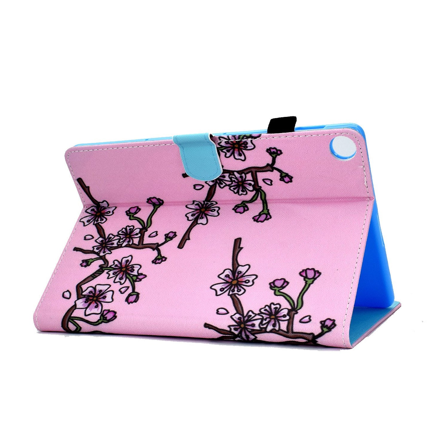 For Huawei Enjoy Tablet 2 / MatePad T 10 9.7 inch / T 10S 10.1 inch / Honor Pad 6 10.1-inch / Pad X6 9.7 inch Pattern Printing Stand Cover Stitching Leather Card Slots Magnetic Case