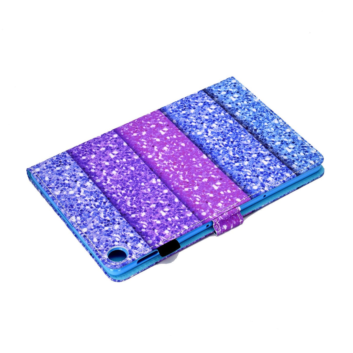 For Huawei Enjoy Tablet 2 / MatePad T 10 9.7 inch / T 10S 10.1 inch / Honor Pad 6 10.1-inch / Pad X6 9.7 inch Pattern Printing Stand Cover Stitching Leather Card Slots Magnetic Case